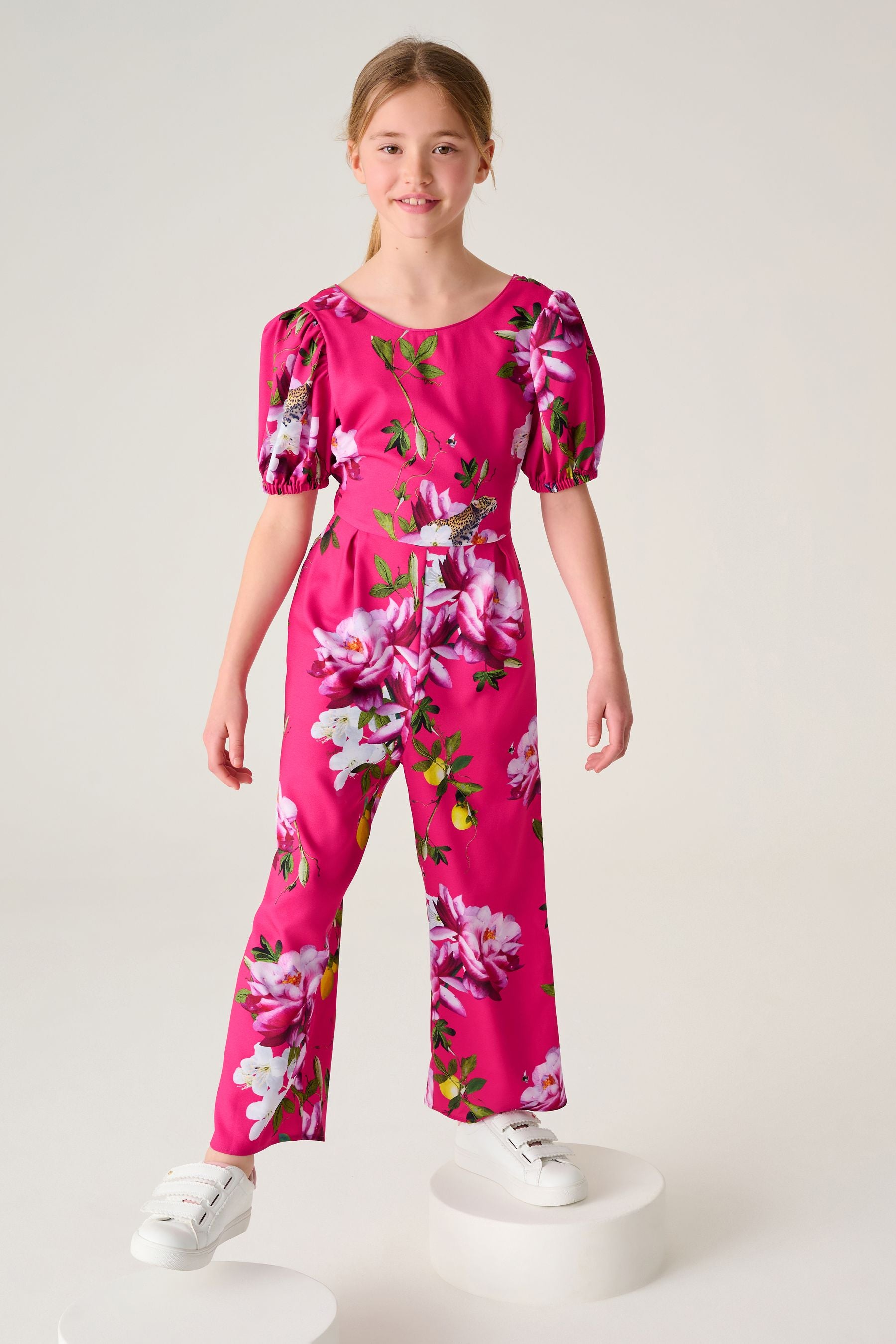 Baker by Ted Baker Pink Floral Jumpsuit