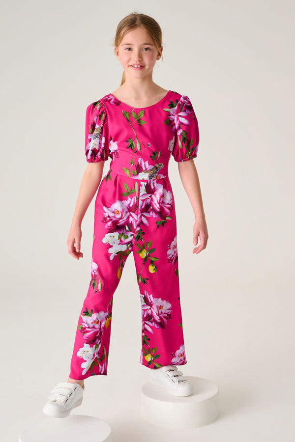 Pink Baker by Ted Baker Pink Floral Jumpsuit