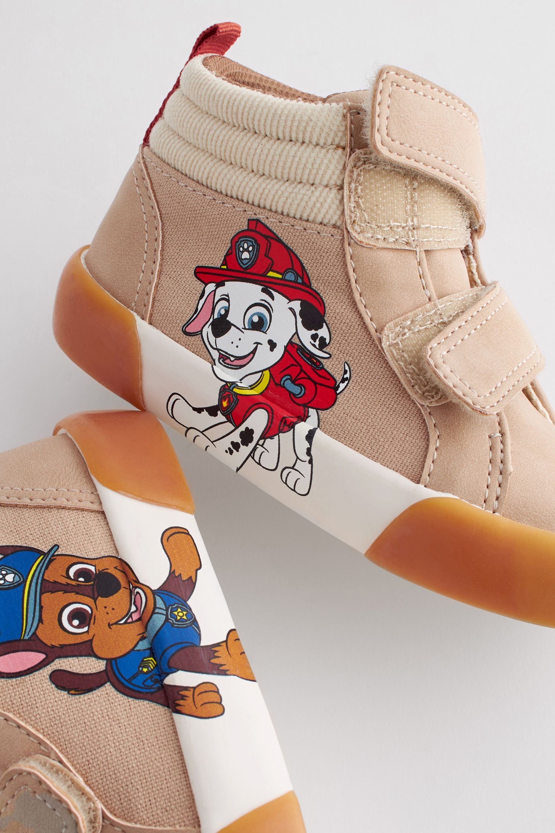 PAW Patrol Cream Standard Fit (F) Warm Lined Touch Fastening Boots