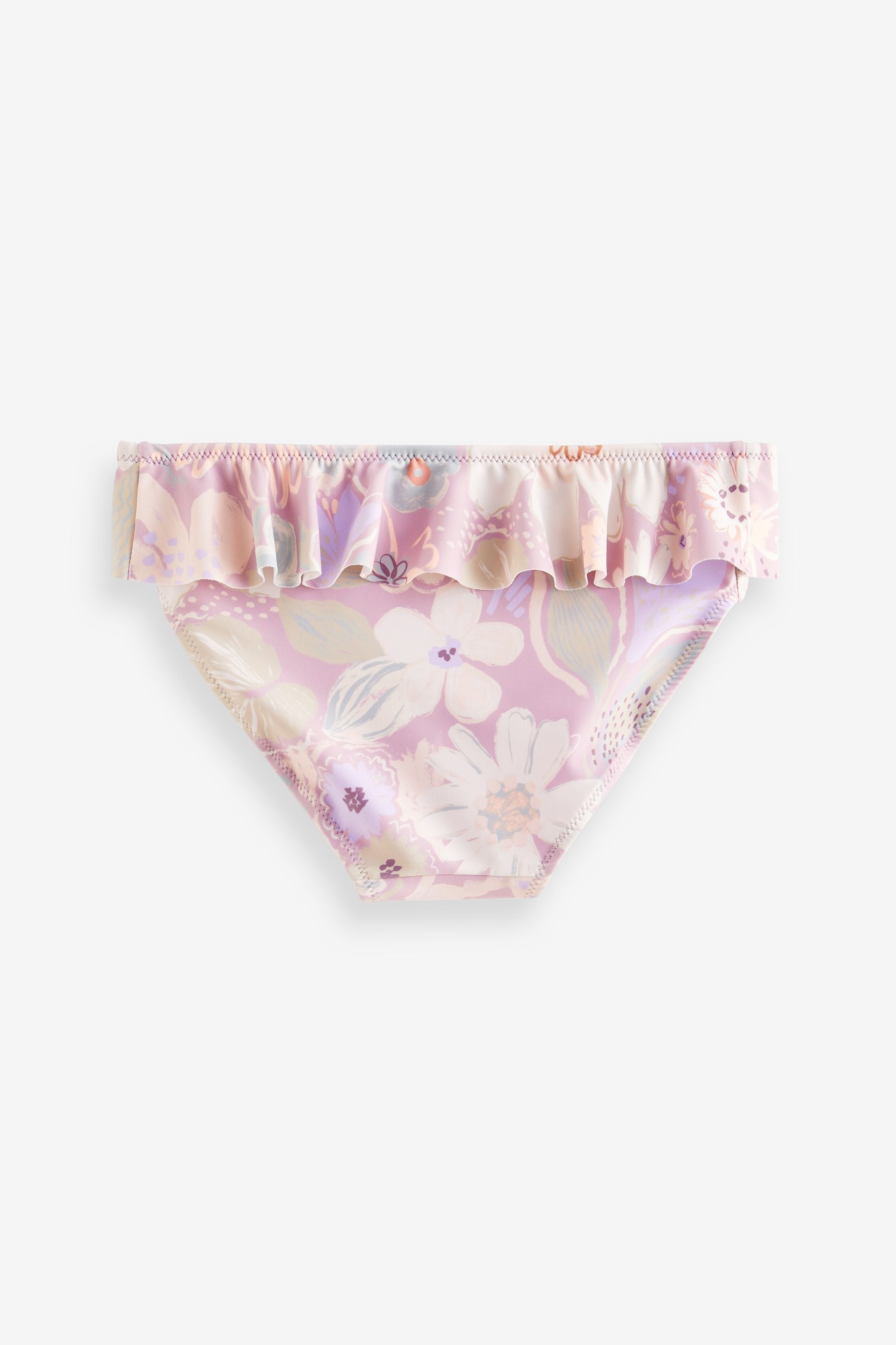 Purple Floral Bikini (3-16yrs)