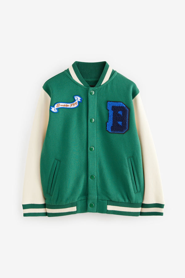 Green Varsity Bomber Jacket (3-16yrs)