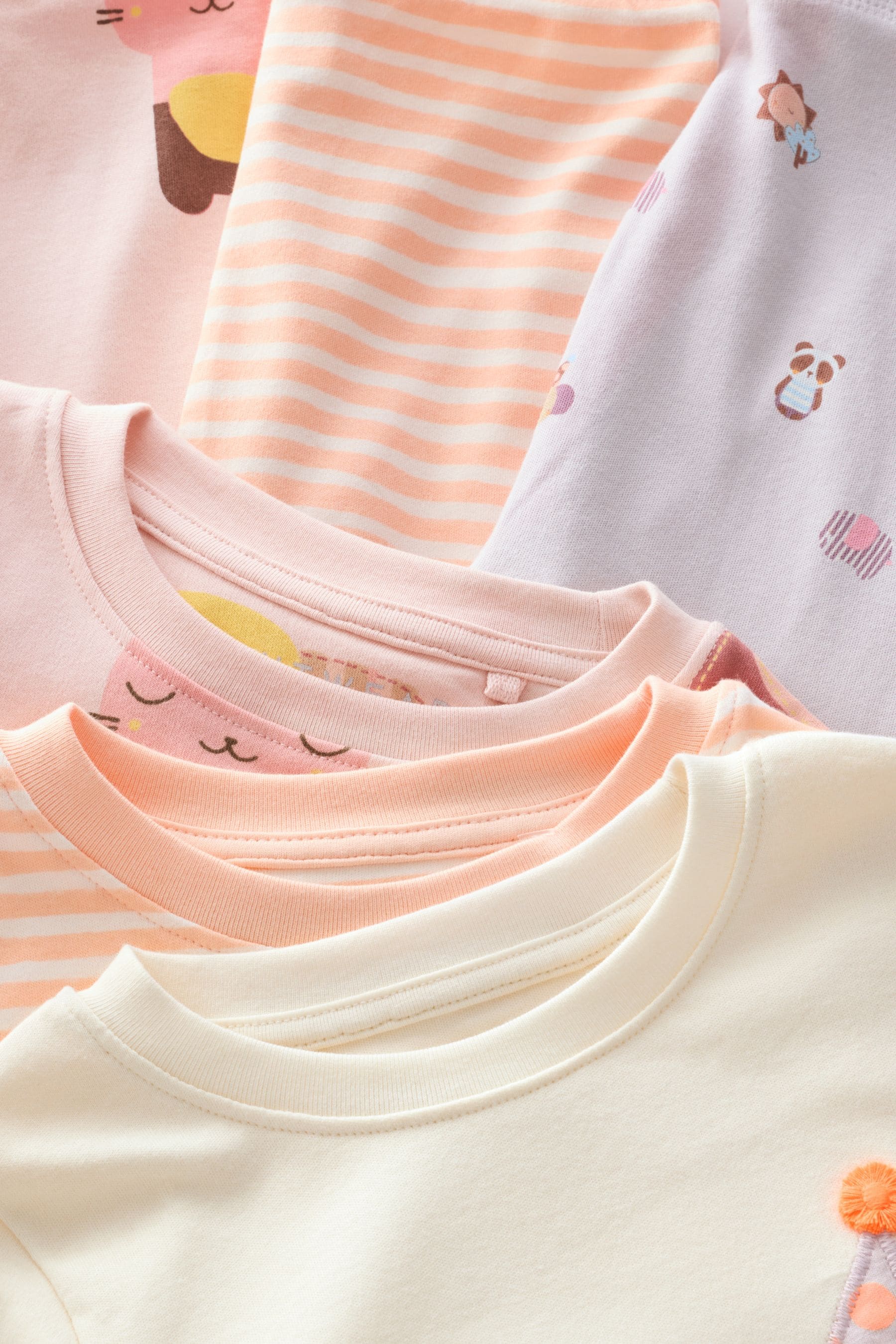 Pastel Character 100% Cotton Long Sleeve Snuggle Pyjamas 3 Pack (9mths-16yrs)