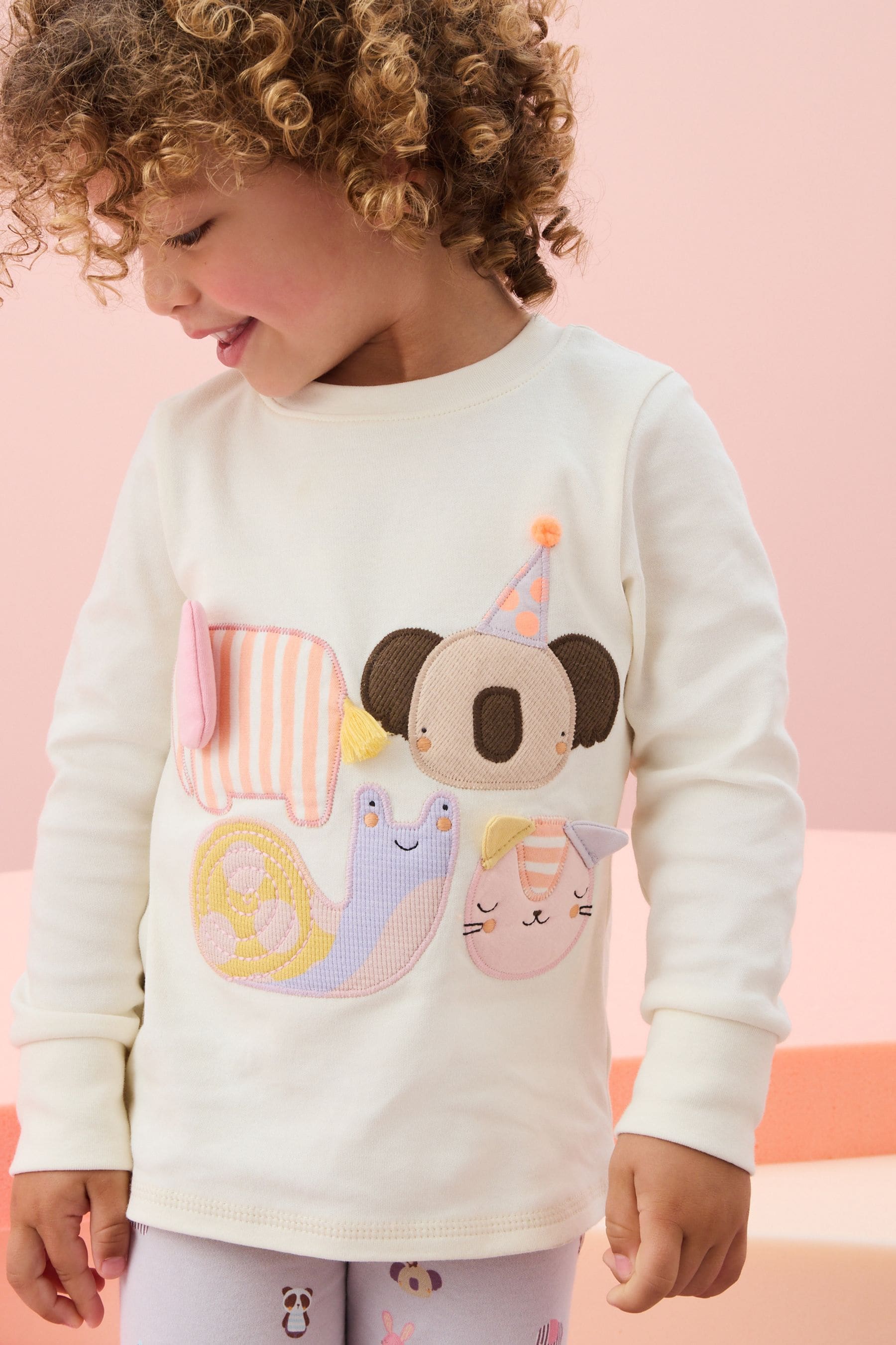 Pastel Character 100% Cotton Long Sleeve Pyjamas 3 Pack (9mths-16yrs)