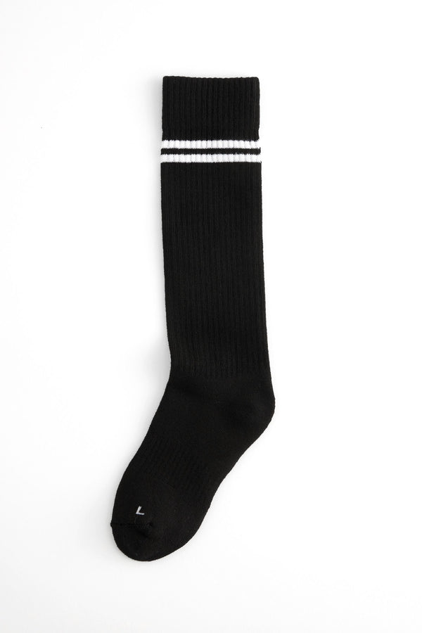 Black Football Socks