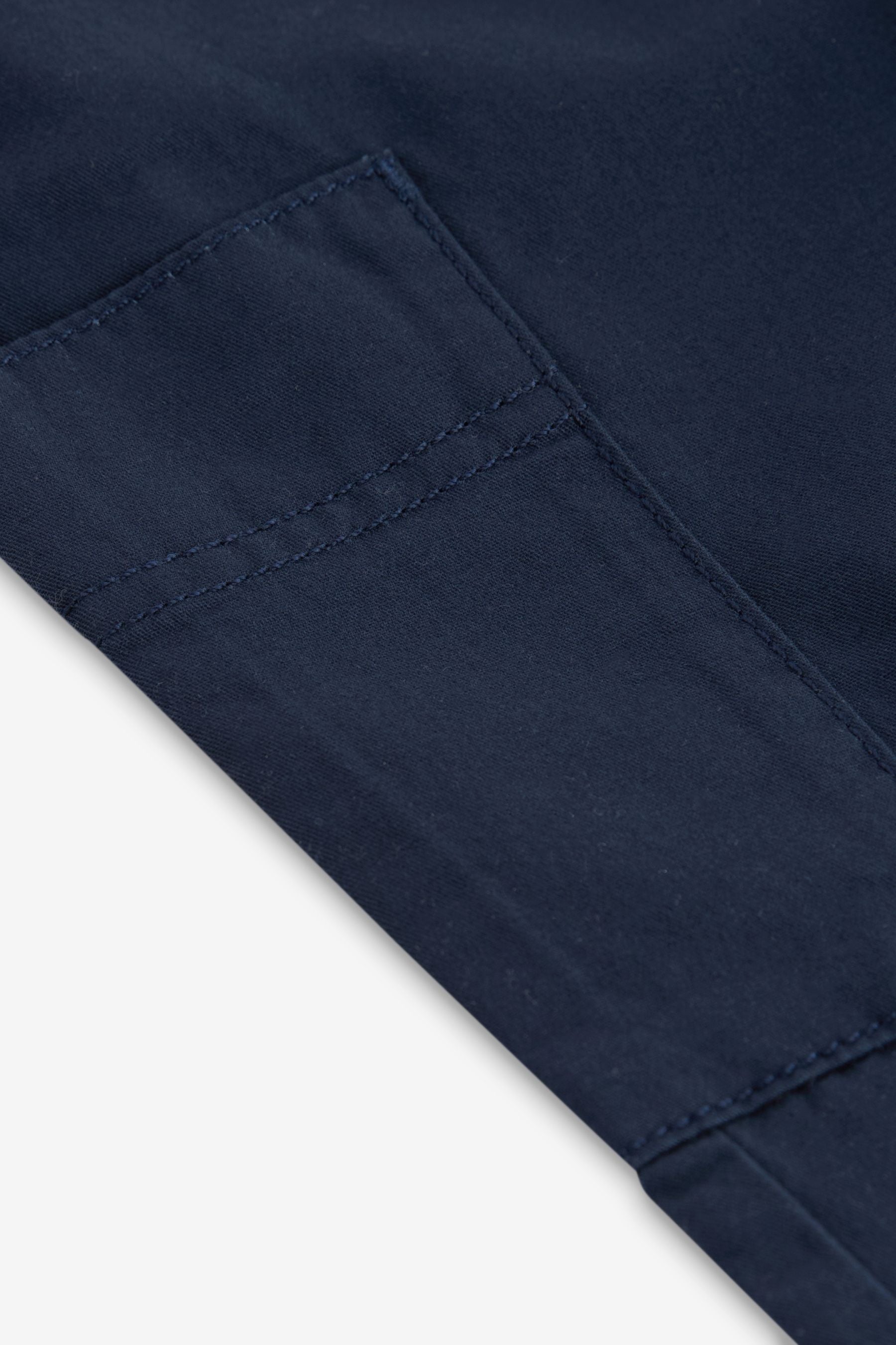 Navy Side Pocket Pull-On Trousers (3mths-7yrs)