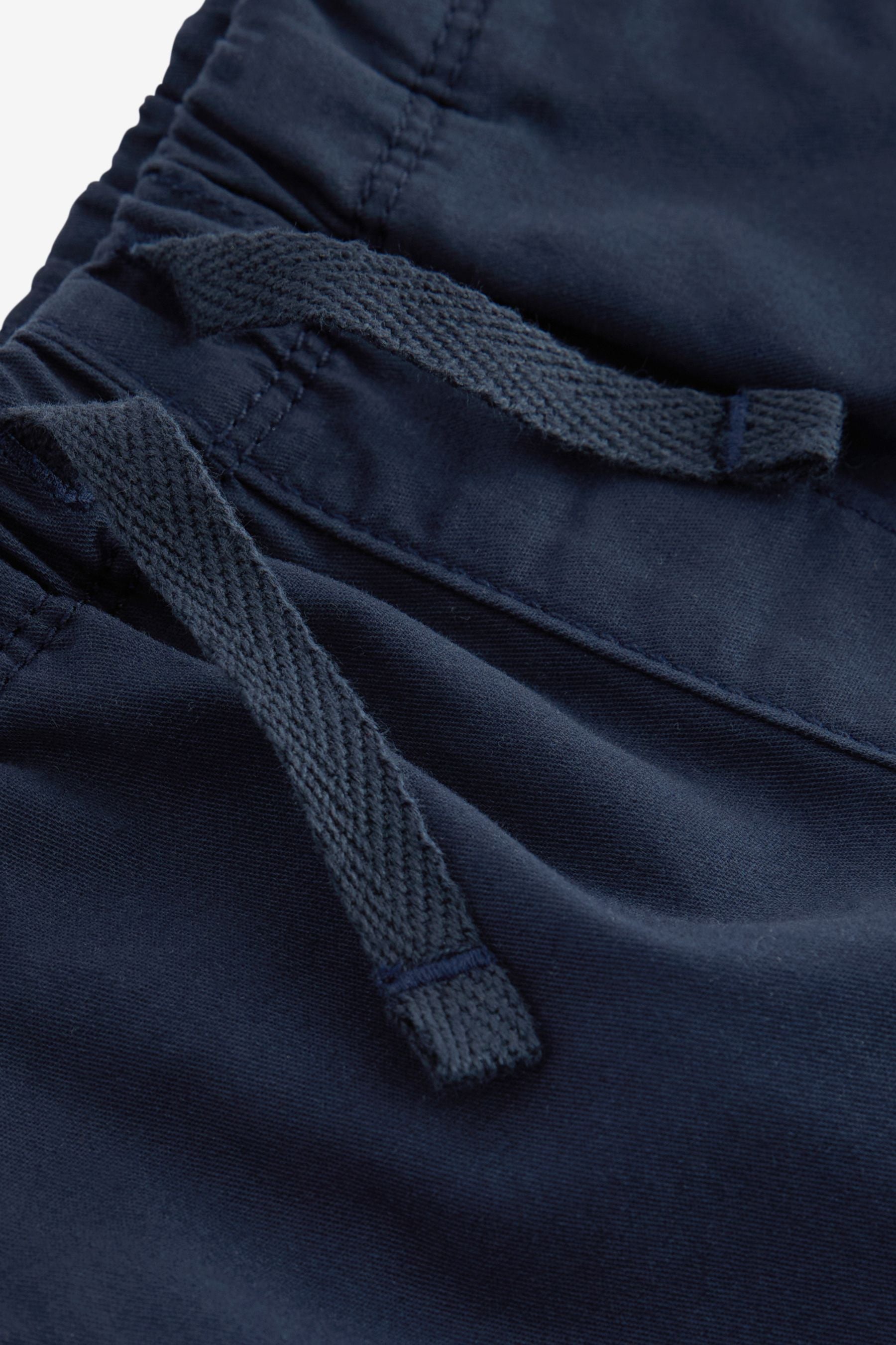 Navy Side Pocket Pull-On Trousers (3mths-7yrs)