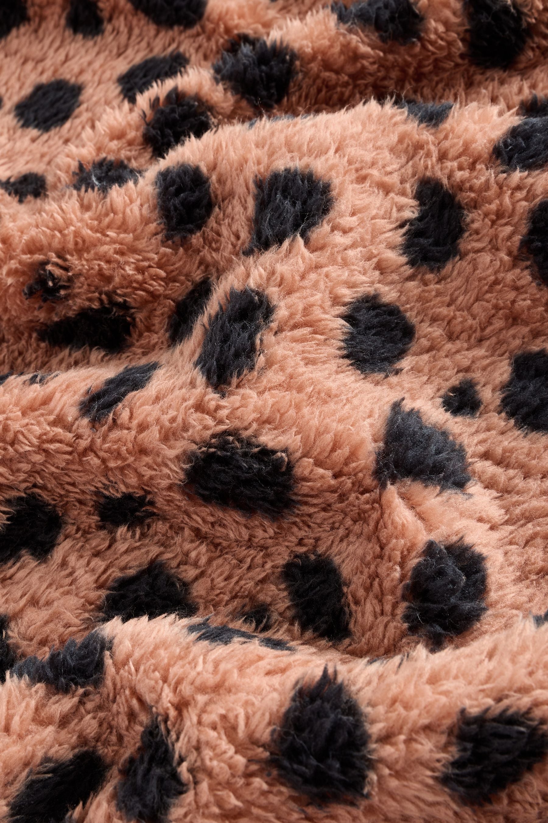 Animal Print Fleece Baby Blanket