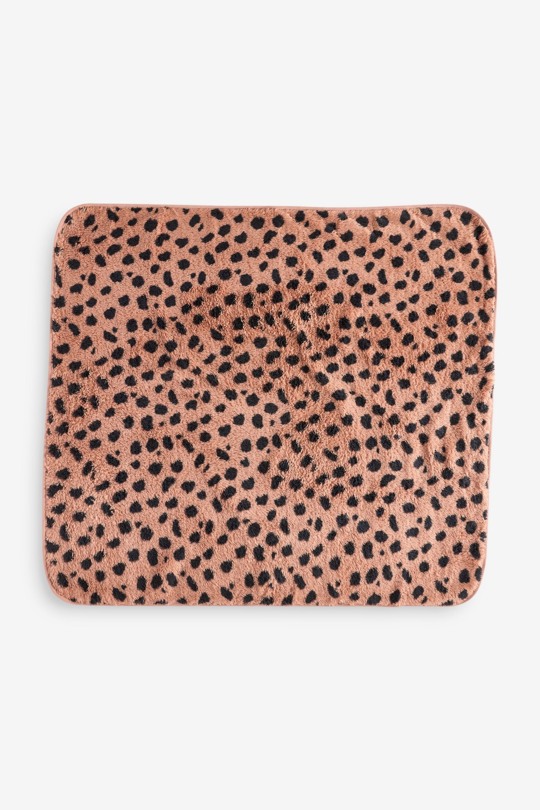 Animal Print Fleece Baby Blanket