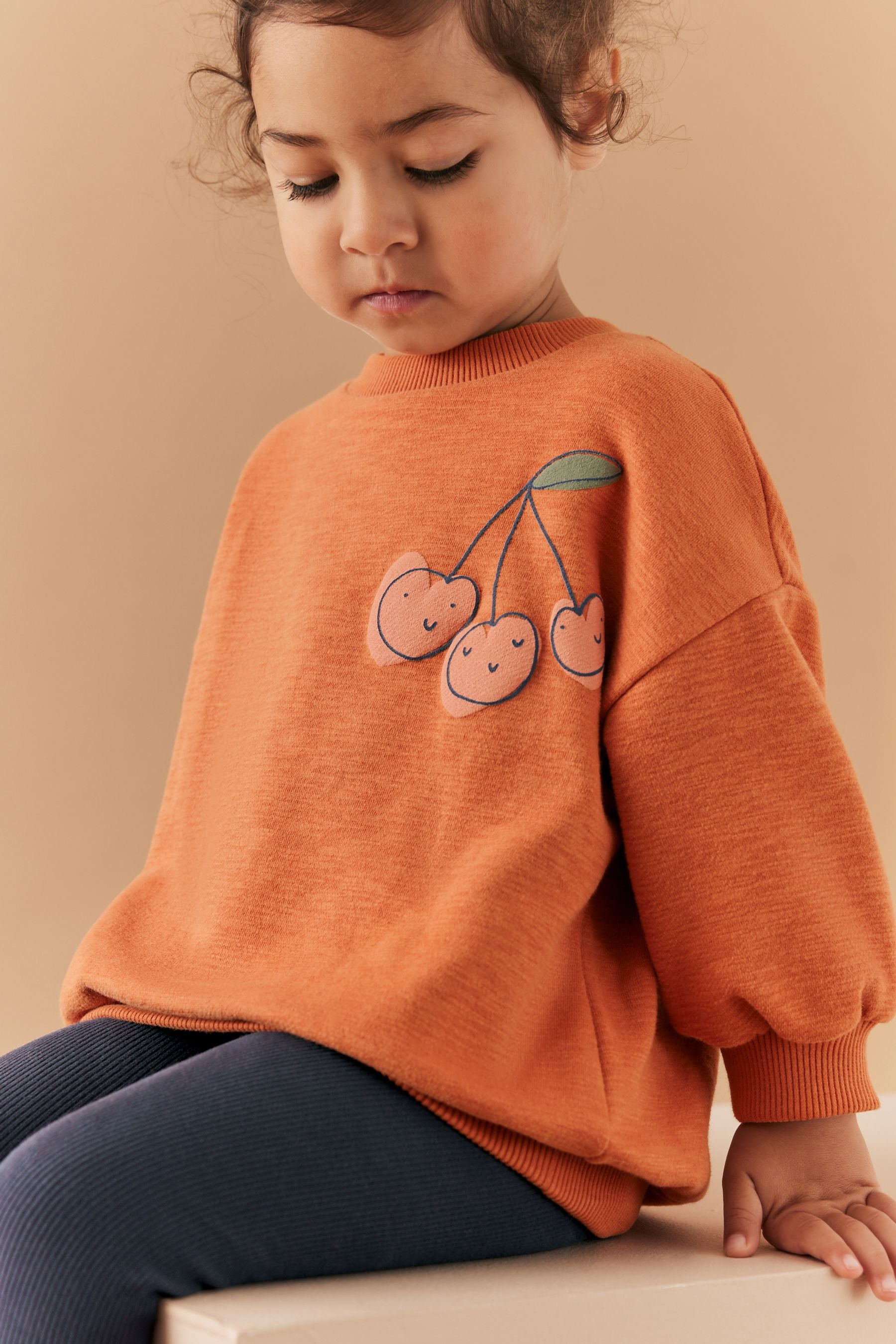 Orange Crew Sweatshirt and Leggings Set (3mths-7yrs)