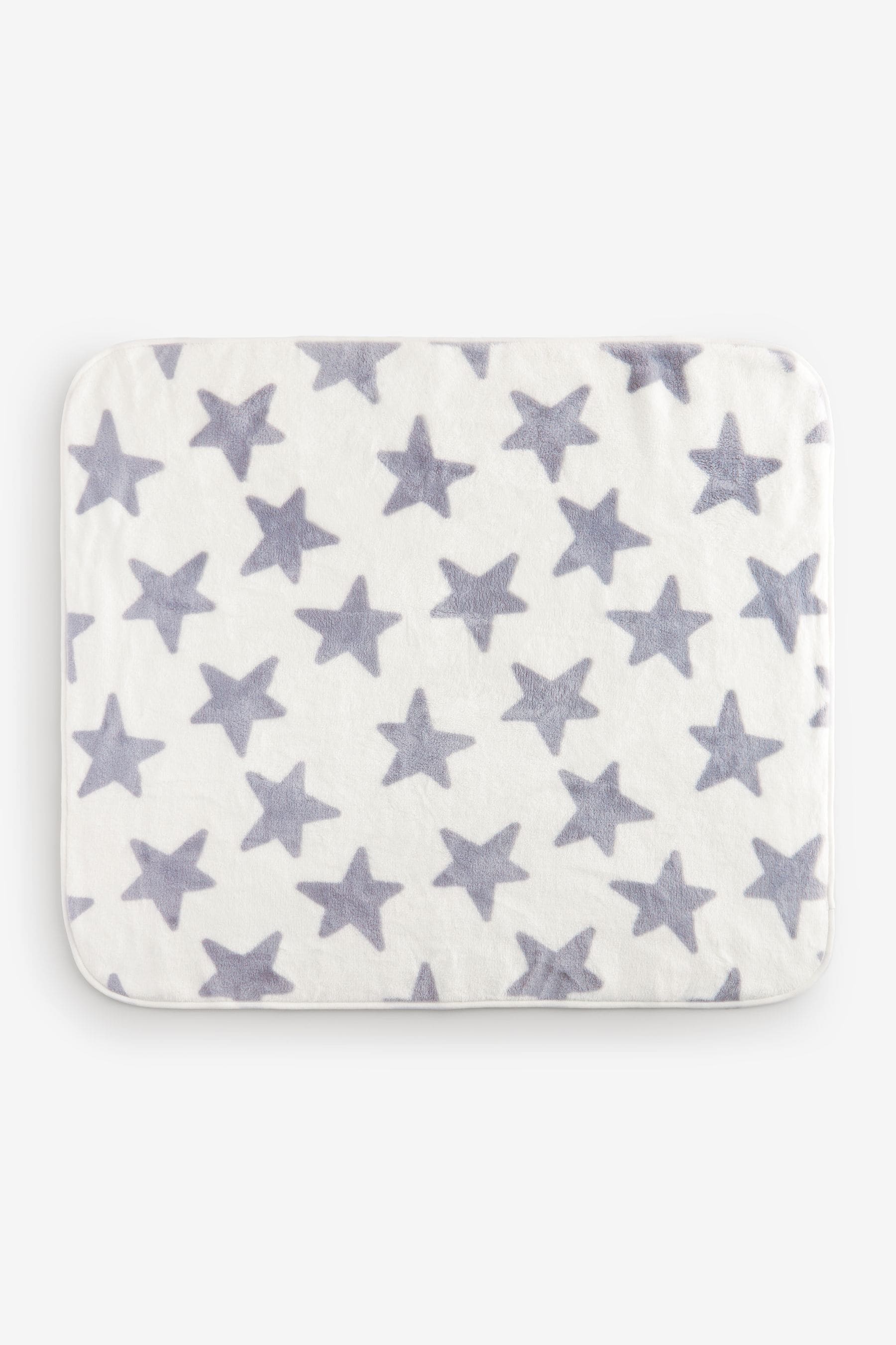 Grey Star Baby Fleece Blanket