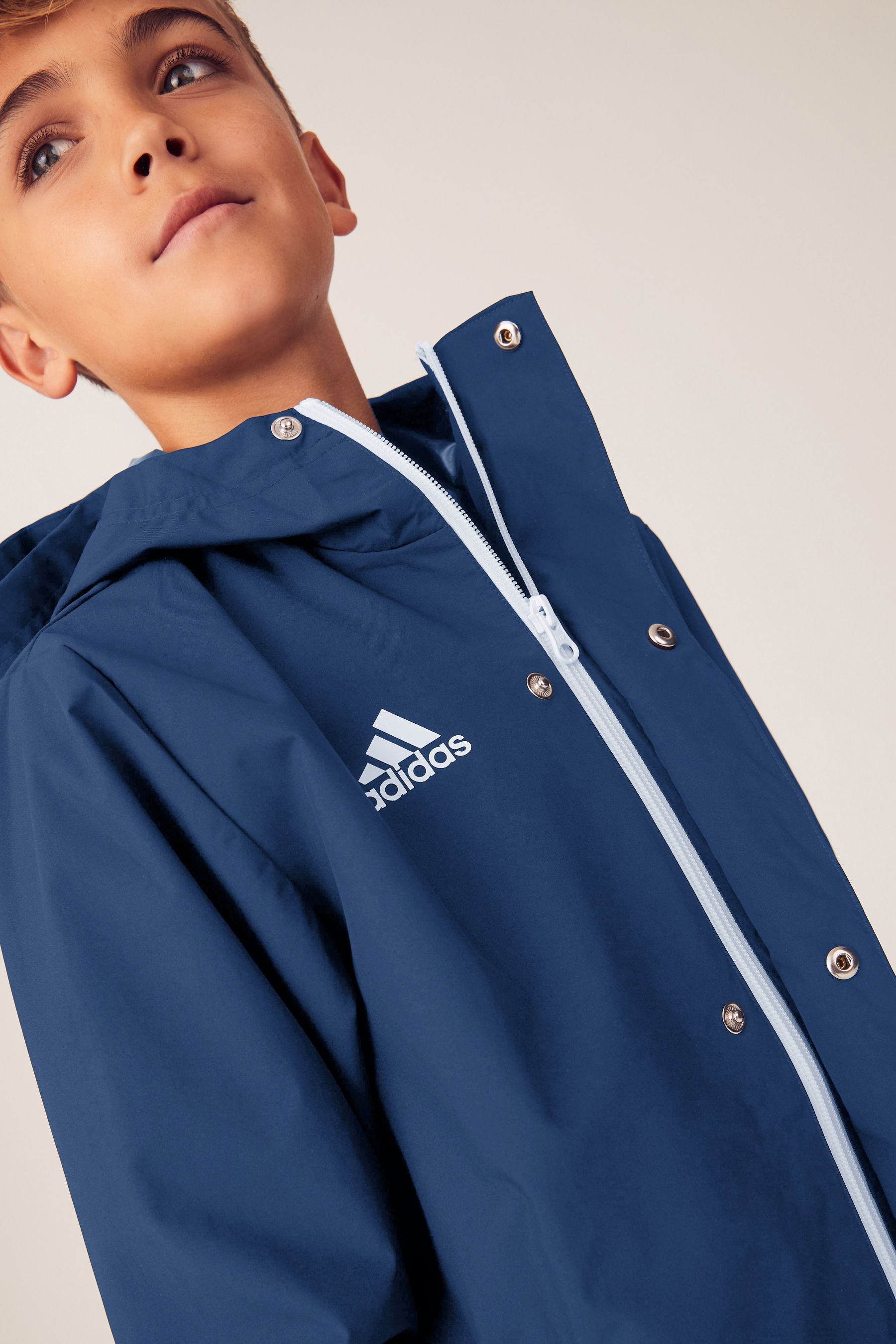 adidas Navy Entrada Rain Jacket