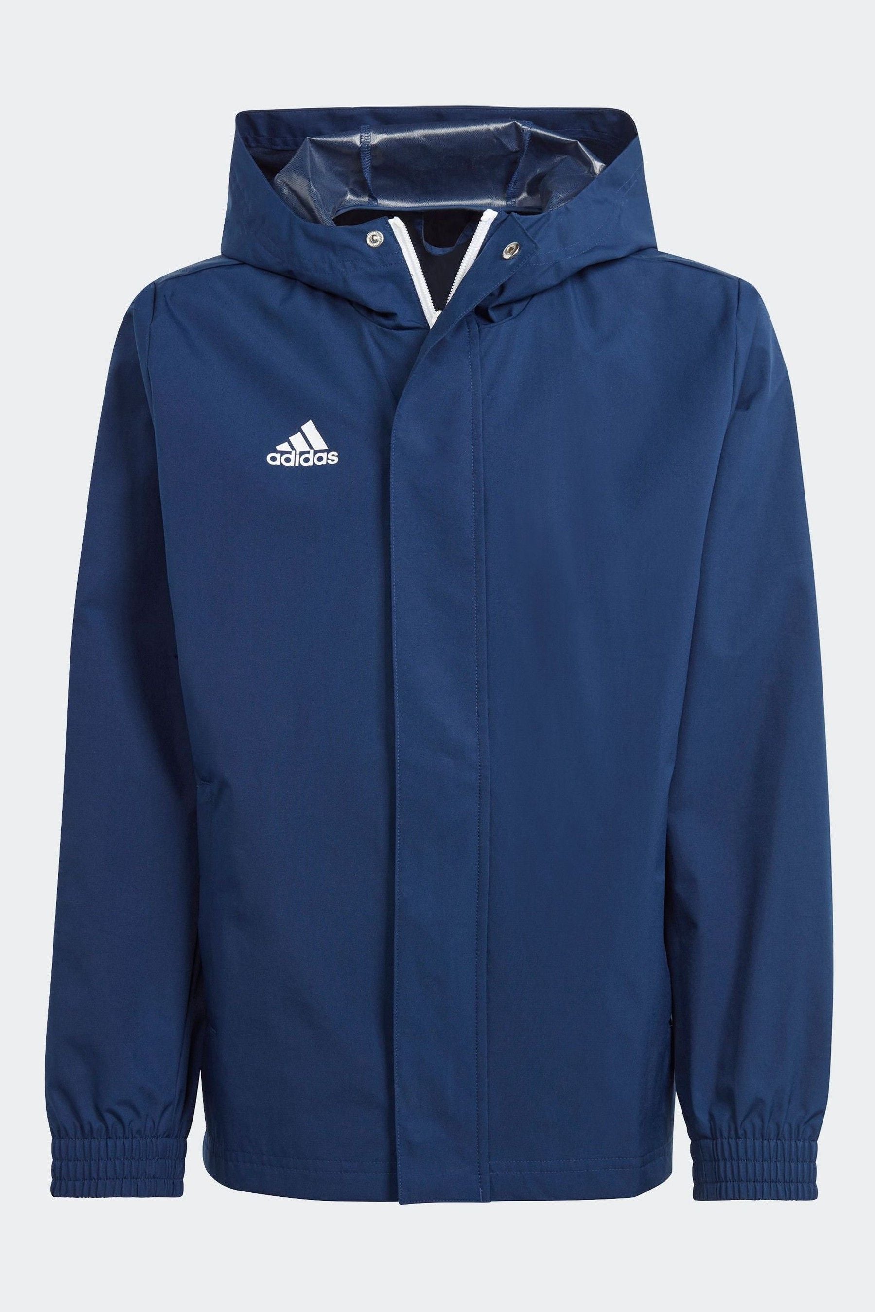 adidas Navy Entrada Rain Jacket