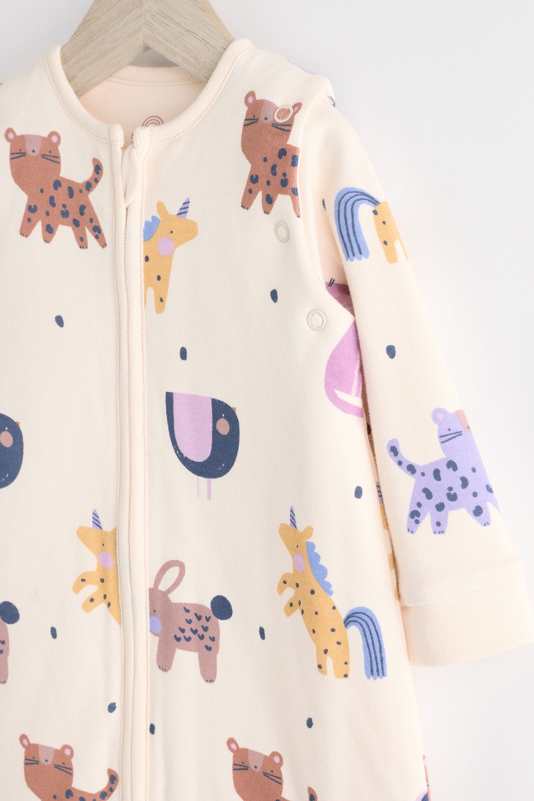 Unicorn Jungle Baby 2.5 Tog Detachable Sleeve 100% Cotton Sleep Bag