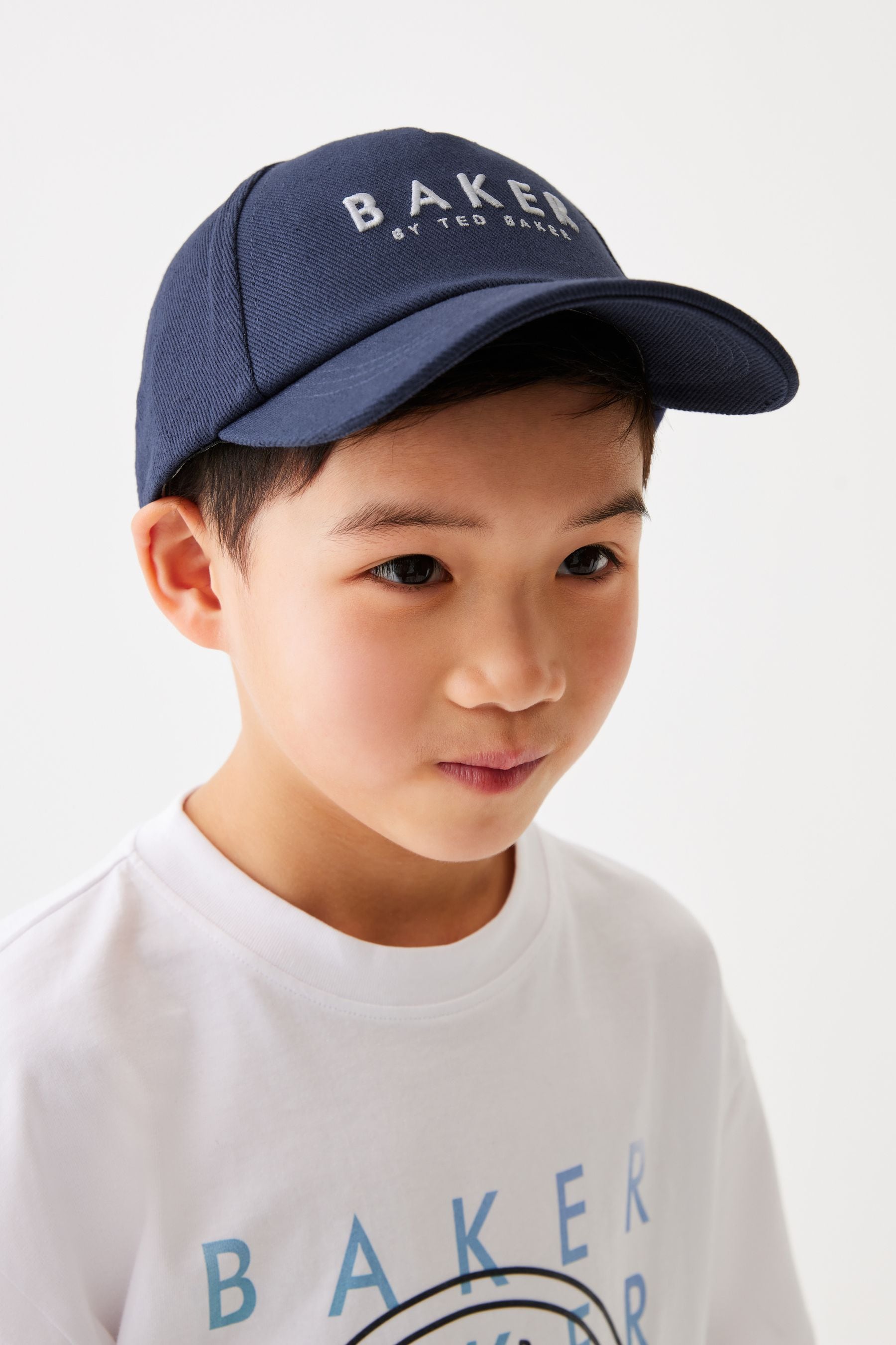 Navy Baker by Ted Baker Boys Navy Twill Baseball Cap