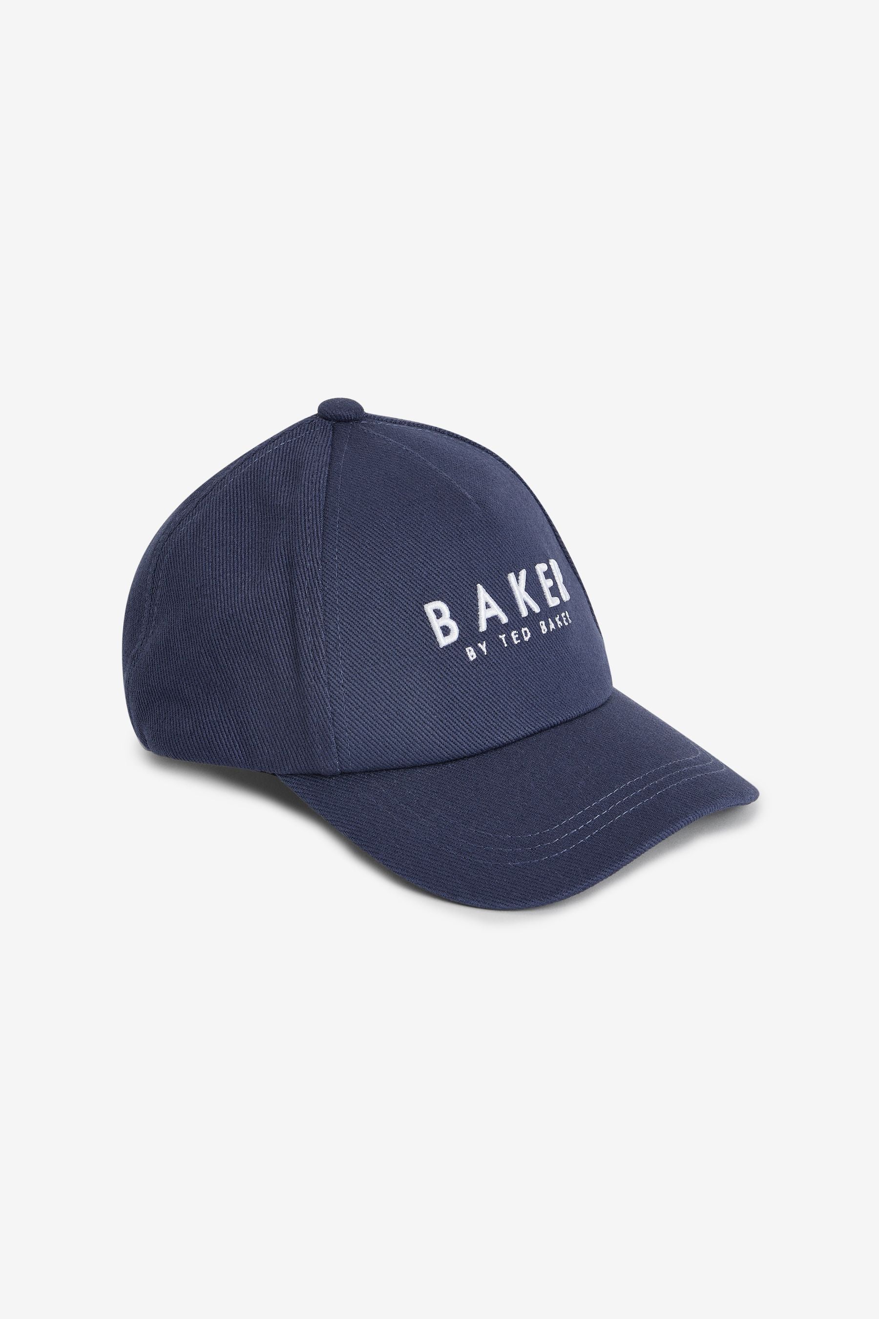 Navy Baker by Ted Baker Boys Navy Twill Baseball Cap