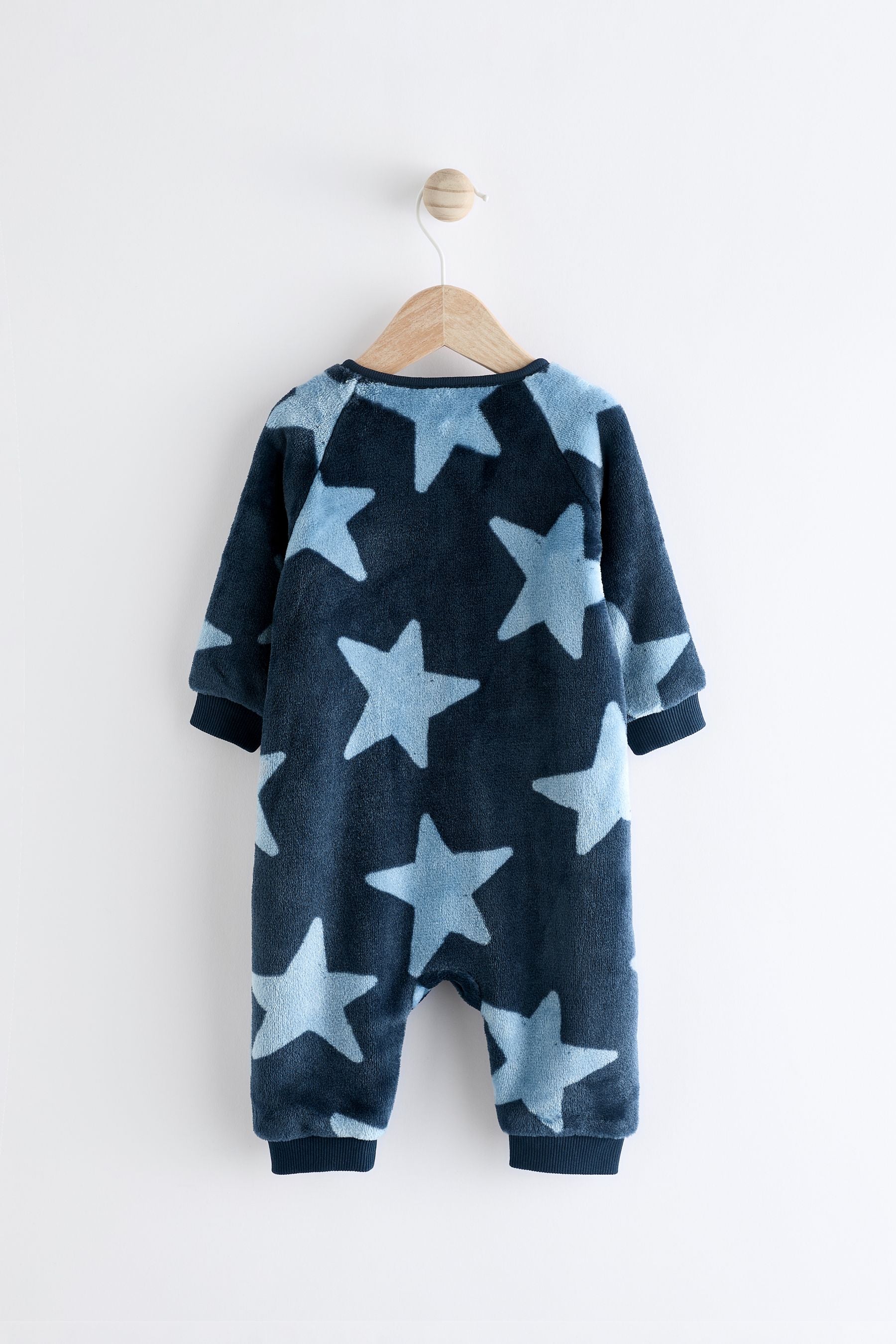 Blue Star Fleece Sleepsuit