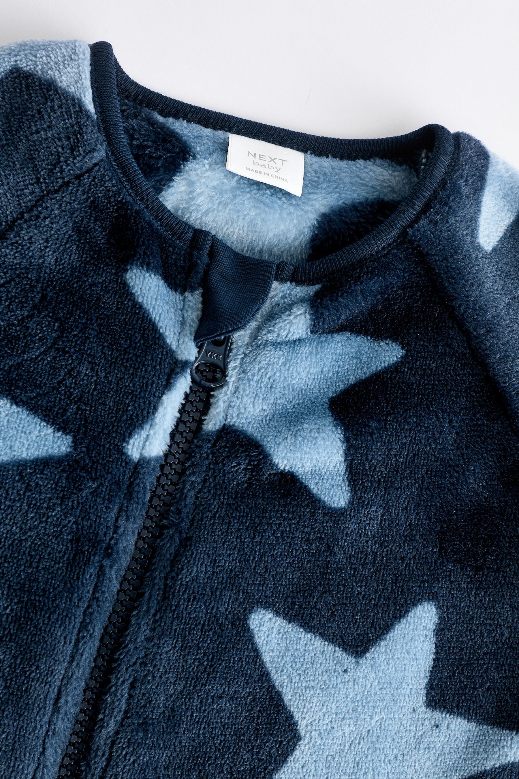 Blue Star Fleece Sleepsuit