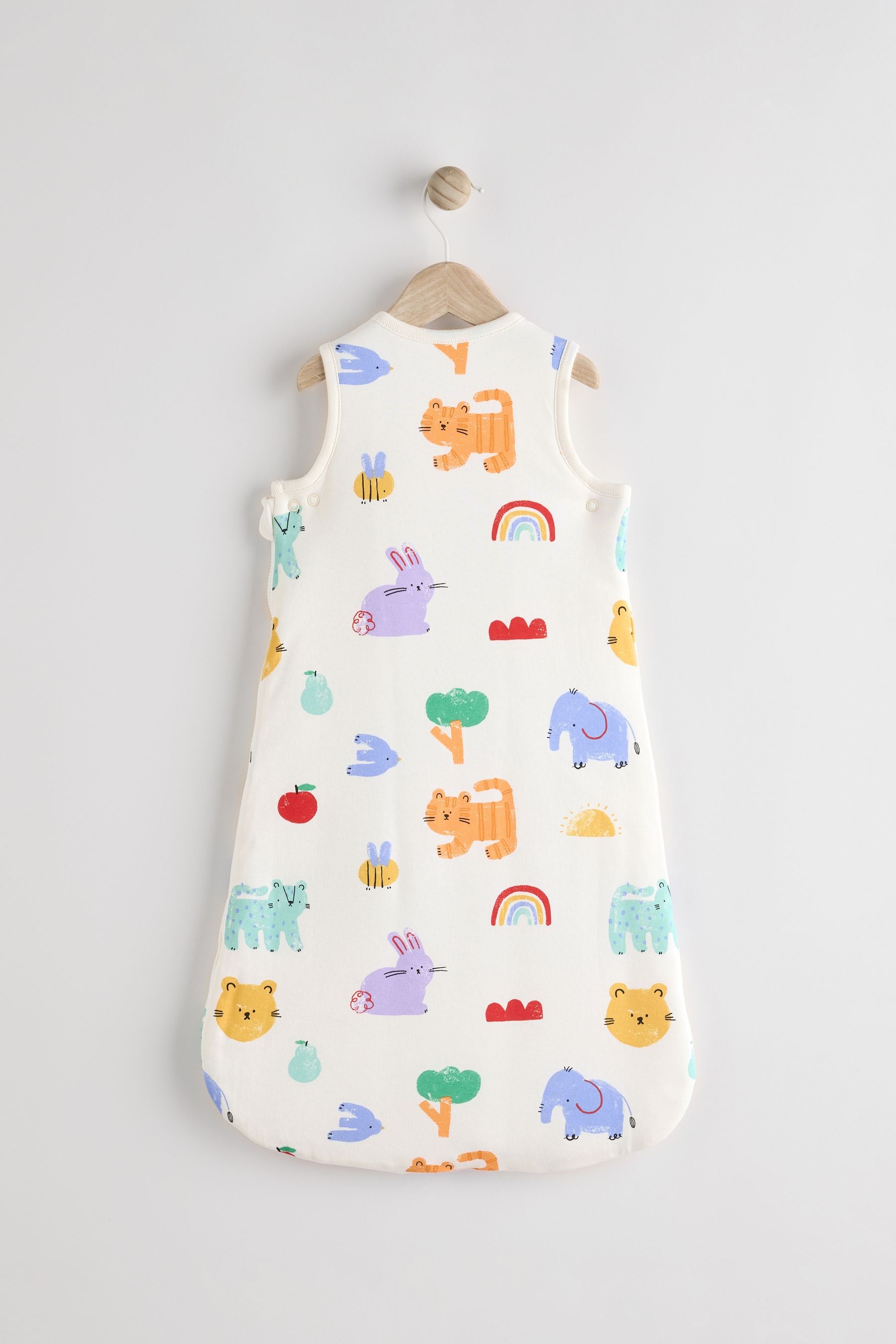 Bright Jungle 2.5 Tog Baby 100% Cotton Sleep Bag