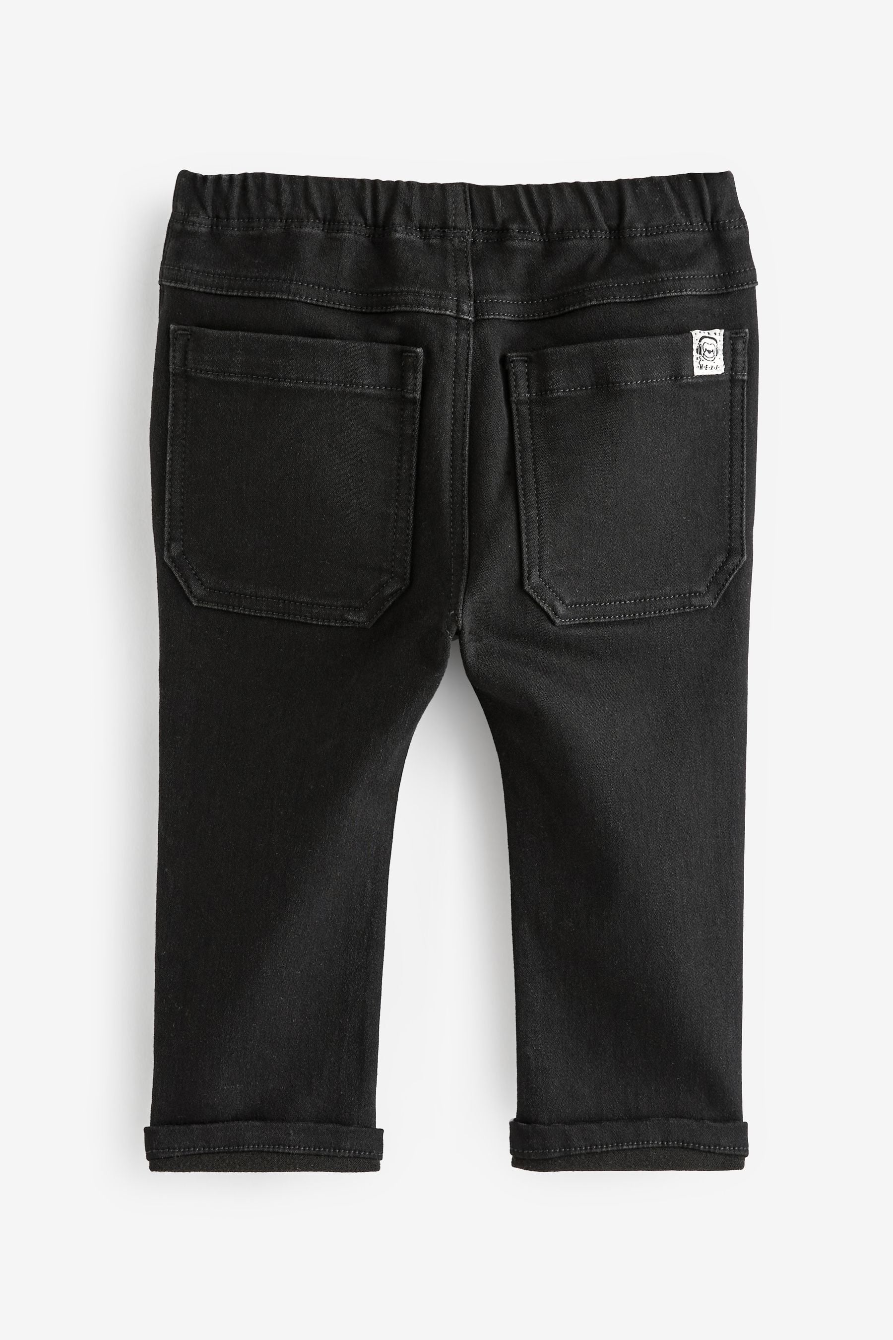 Black Denim Super Soft Pull-On Jeans With Stretch (3mths-7yrs)