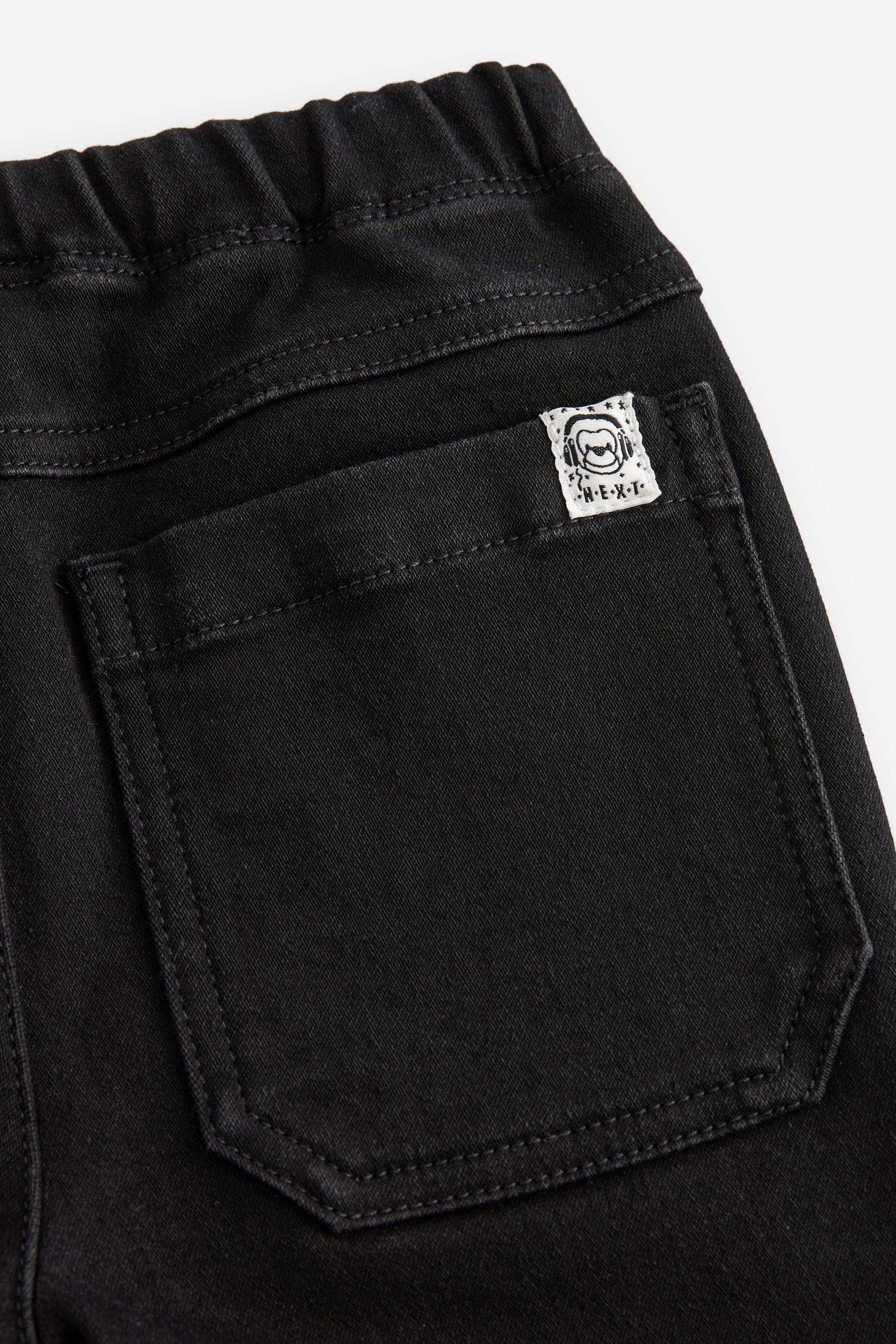 Black Denim Super Soft Pull-On Jeans With Stretch (3mths-7yrs)