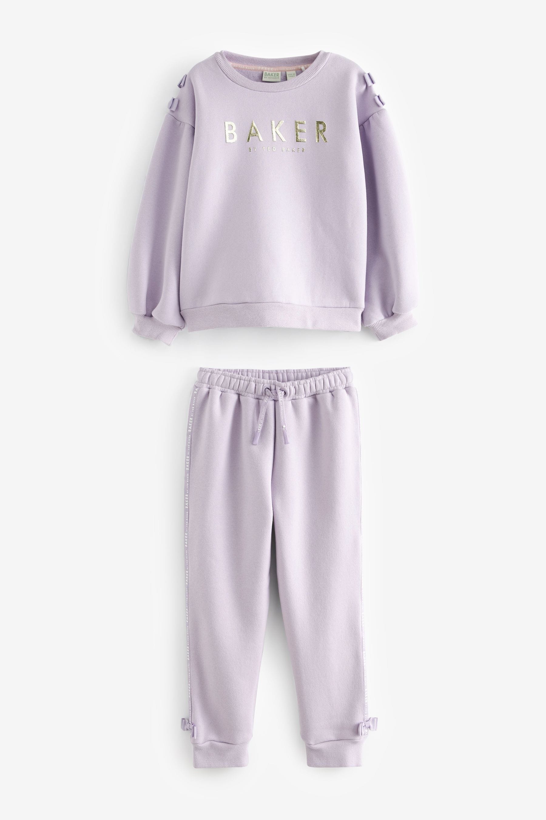 Baker by Ted Baker 100% Cotton Bow Sweater & Joggers Set