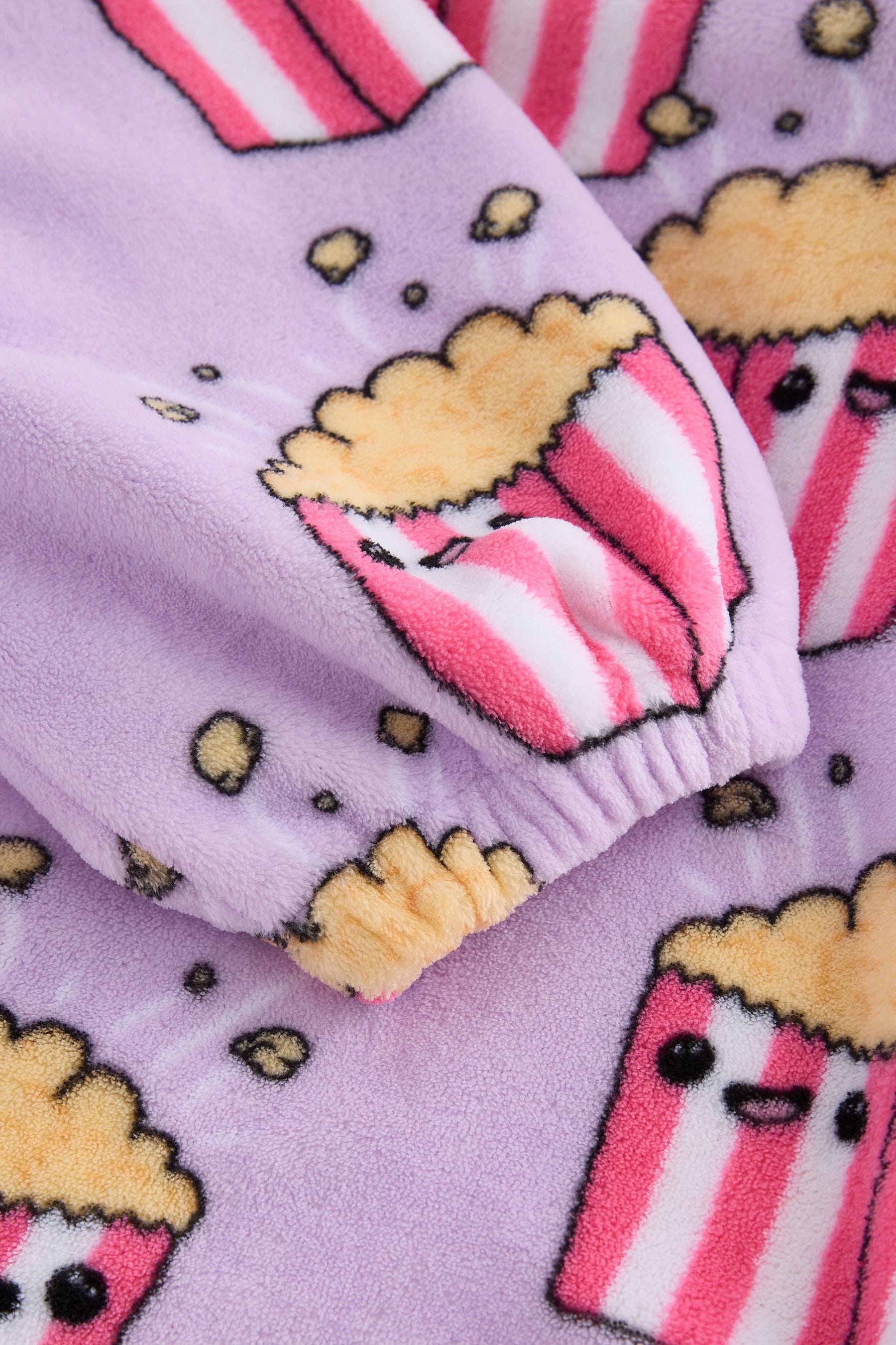 Lilac Purple Popcorn Blanket Hoodie (3-16yrs)