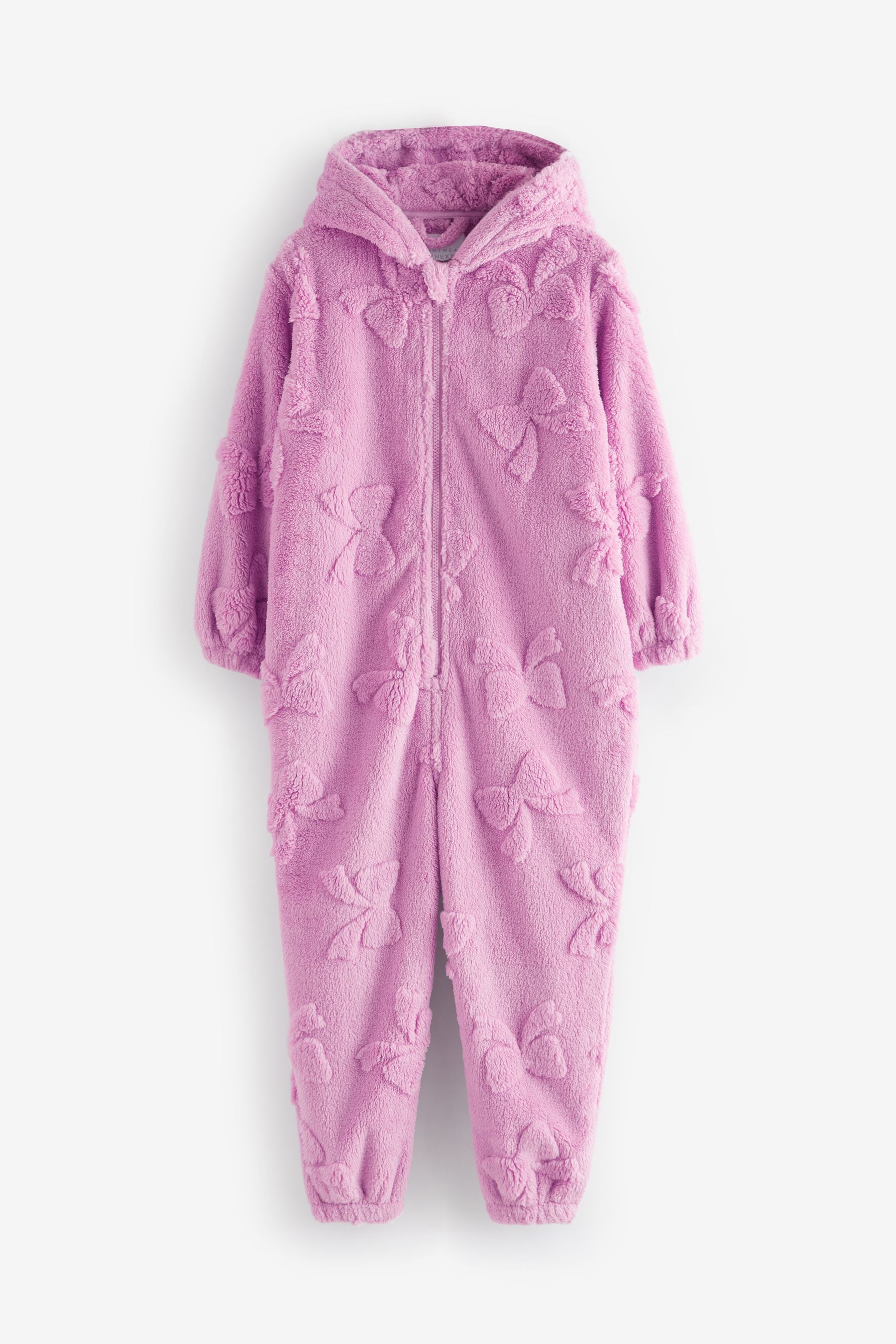 Lilac Purple Cat Fleece All-In-One (1.5-16yrs)