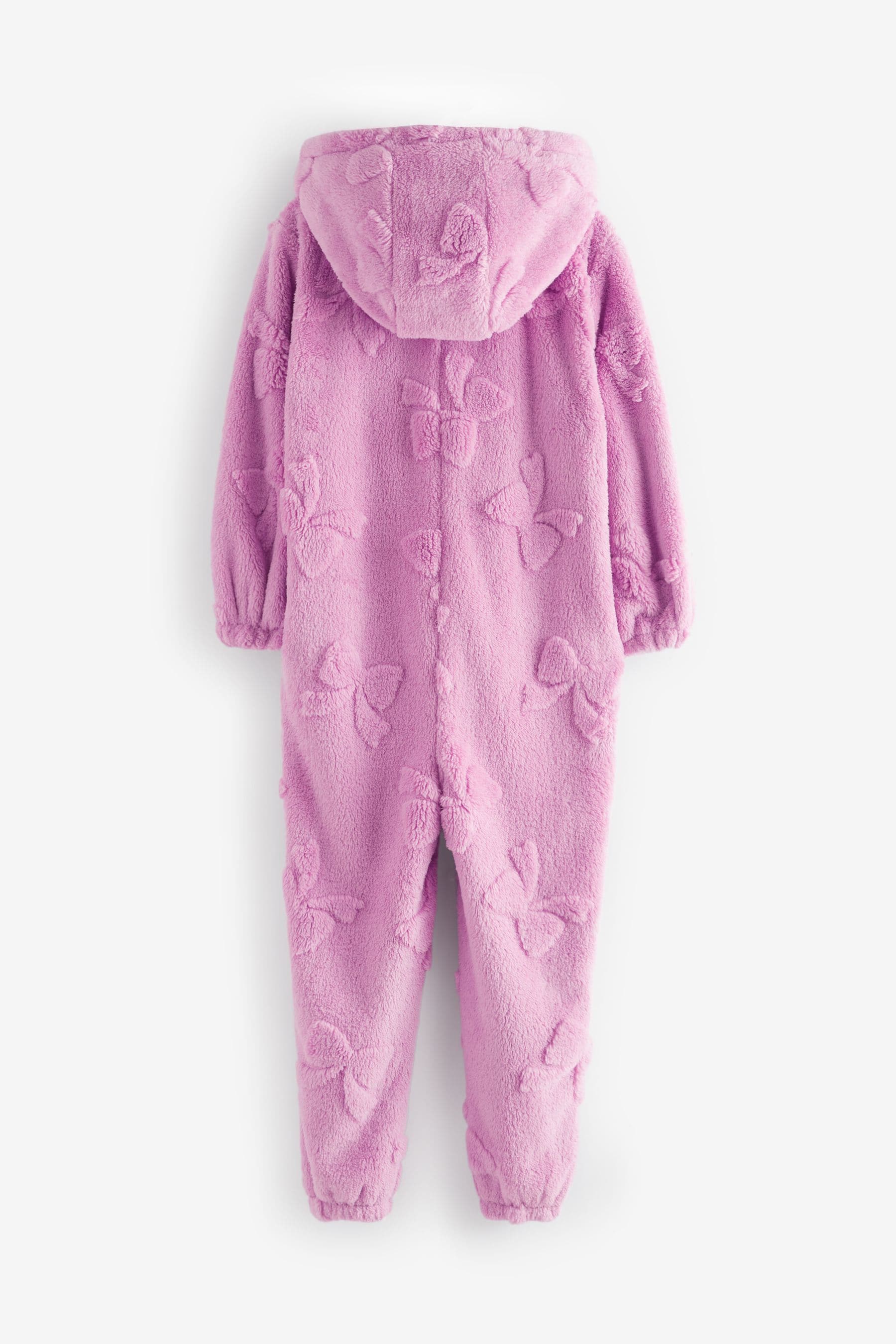 Lilac Purple Cat Fleece All-In-One (1.5-16yrs)