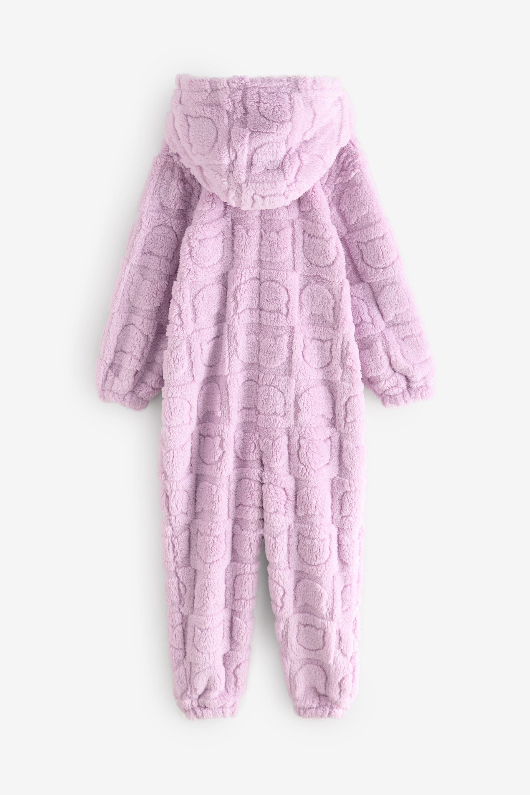 Lilac Purple Cat Fleece All-In-One (1.5-16yrs)