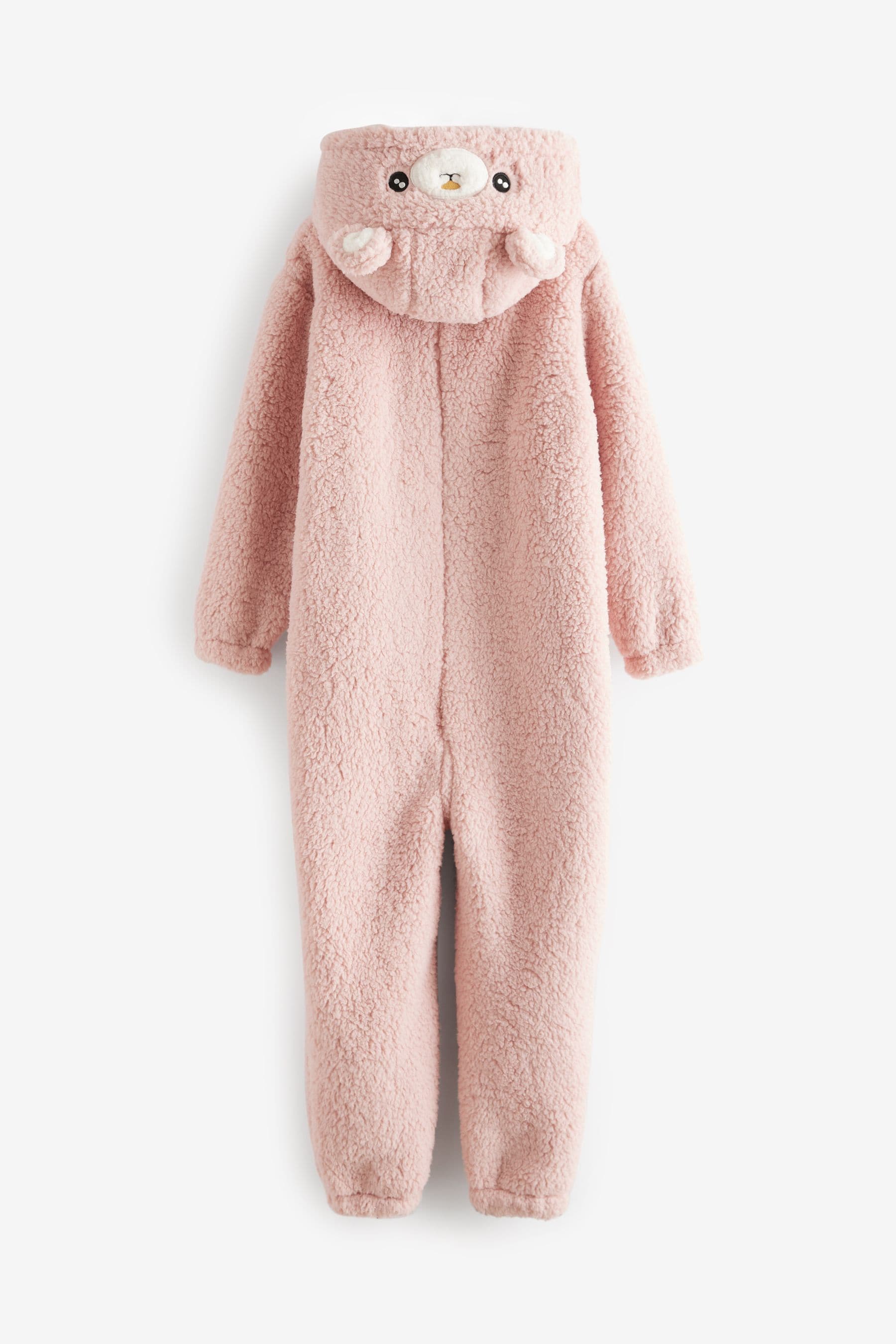 Pink Bear Fleece All-In-One (1.5-12yrs)