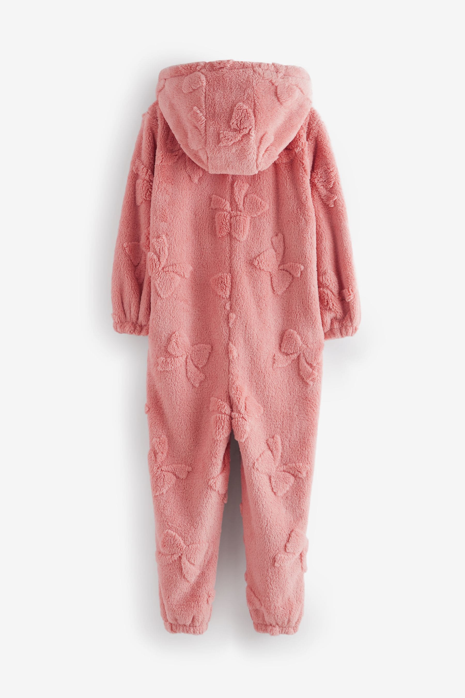 Pink Bow Fleece All-In-One (1.5-16yrs)