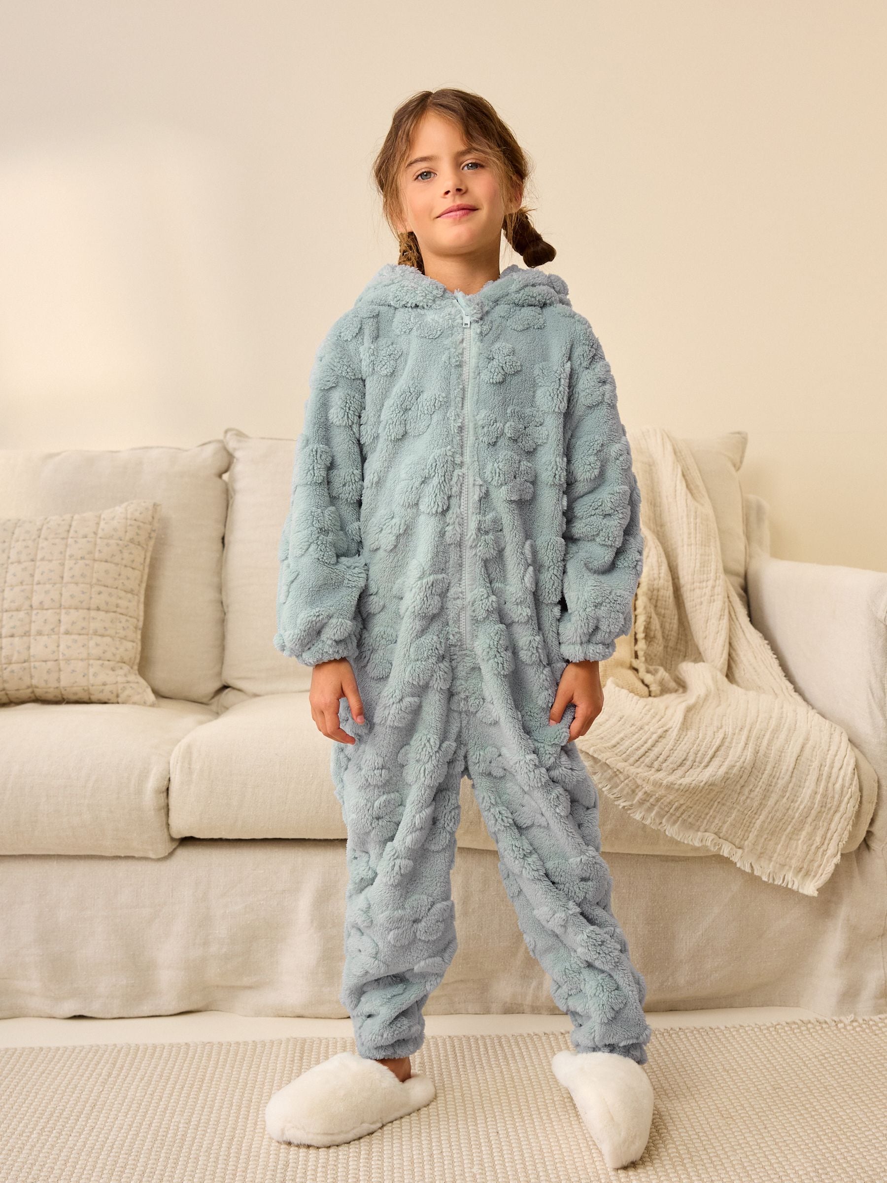 Sage Green Fleece All-In-One (1.5-16yrs)