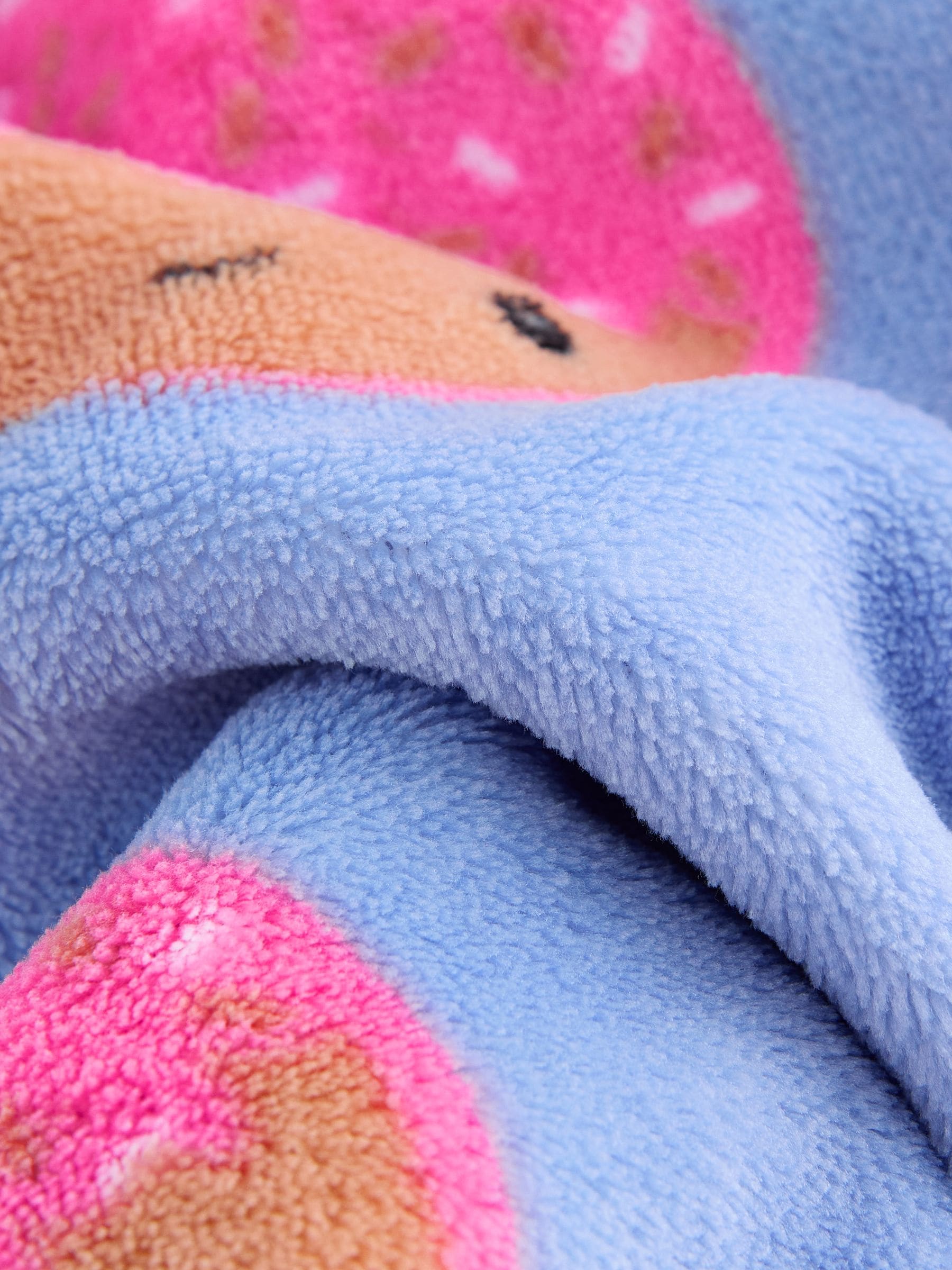 Blue/Pink Donut Fleece All-In-One (1.5-16yrs)