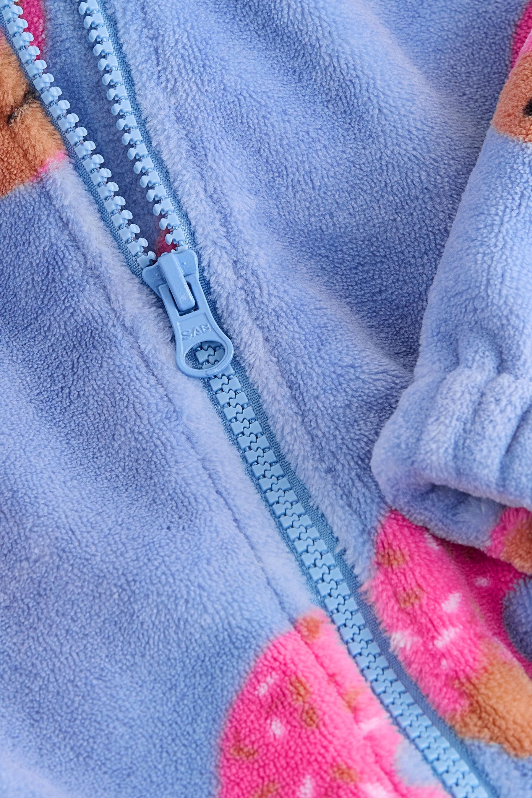 Blue/Pink Donut Fleece All-In-One (1.5-16yrs)