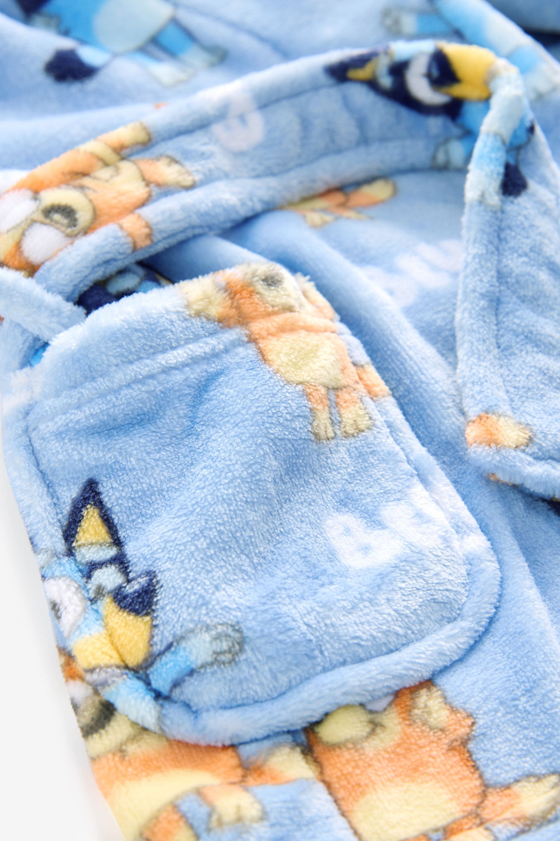 Blue Bluey License Fleece Dressing Gown (9mths-8yrs)