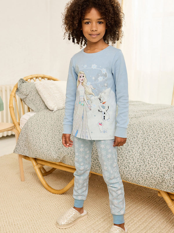 Blue License Frozen 100% Cotton Pyjamas (9mths-10yrs)