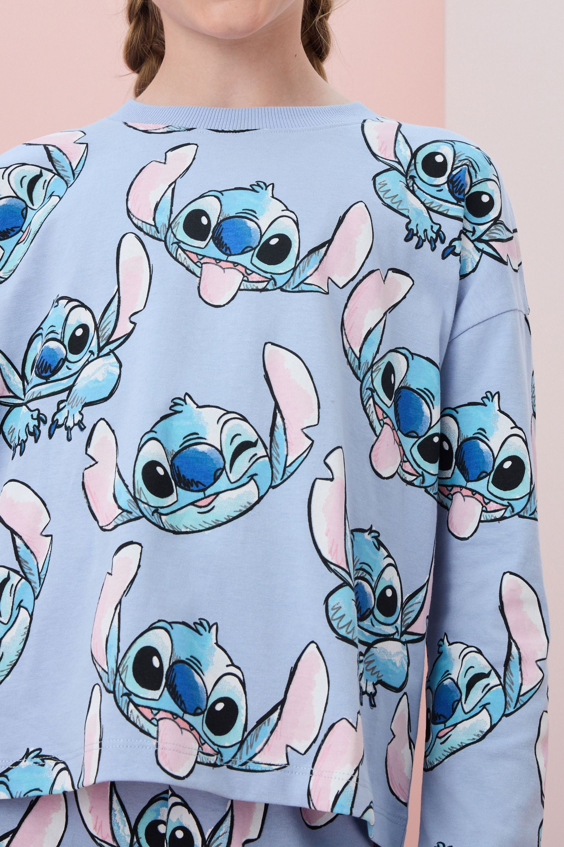 Blue/ Purple Lilo & Stitch License Pyjamas 2 Pack (3-16yrs)