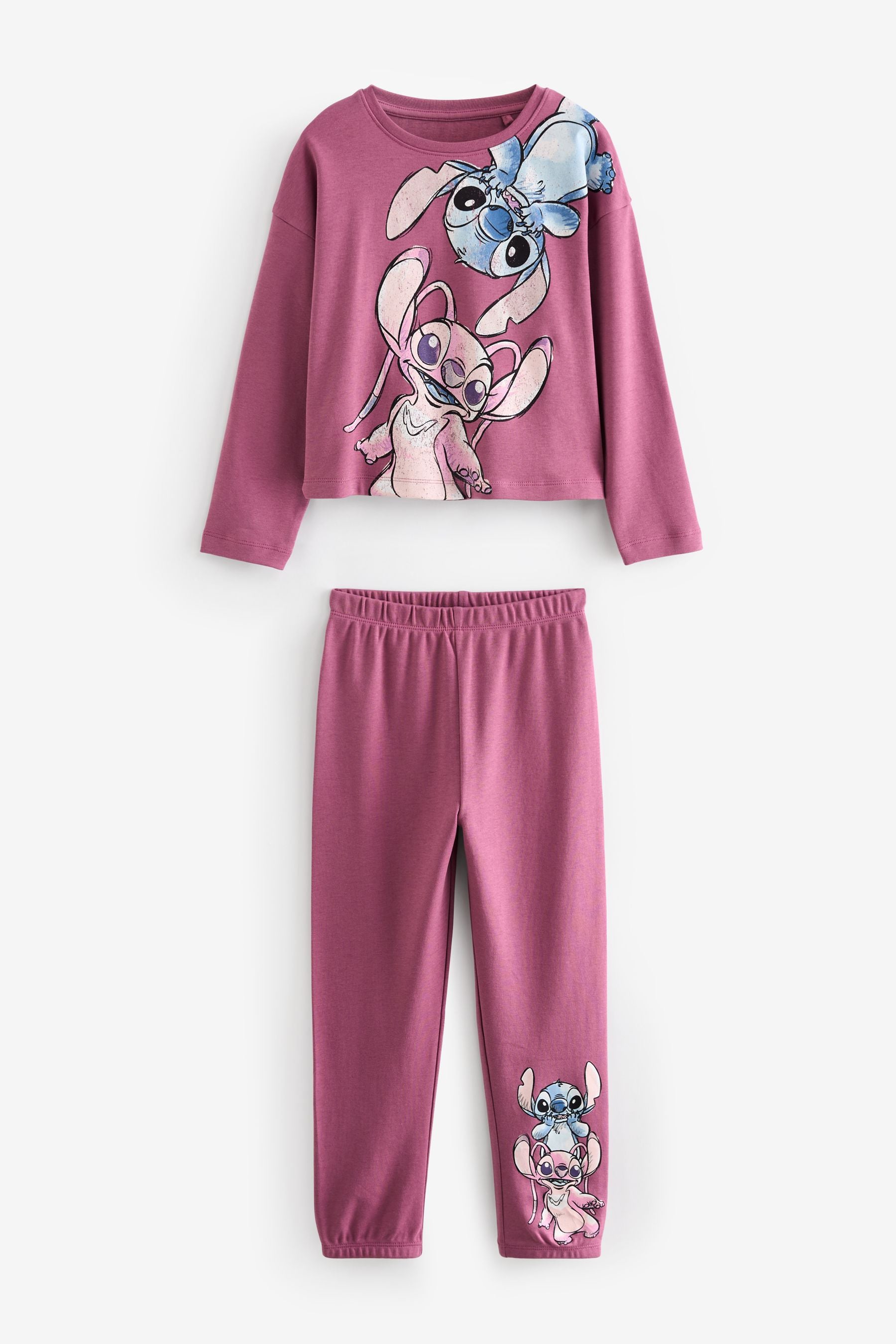 Blue/ Purple Lilo & Stitch License Pyjamas 2 Pack (3-16yrs)