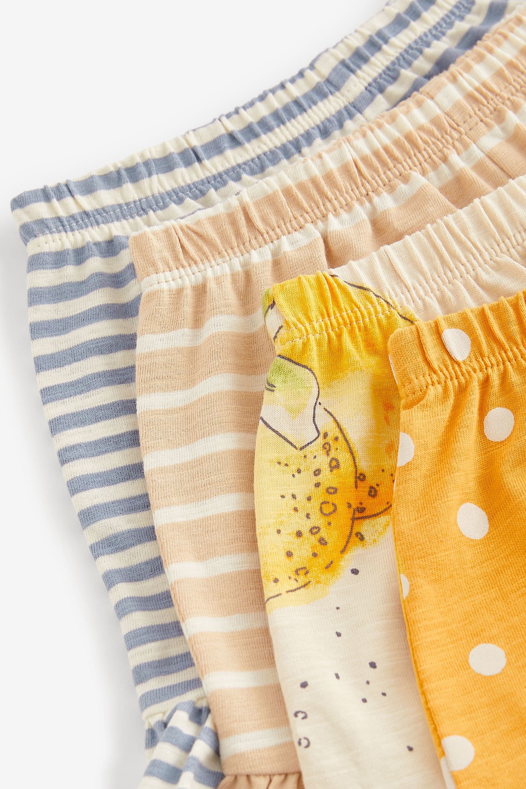 Yellow Shorts 4 Pack (3mths-7yrs)