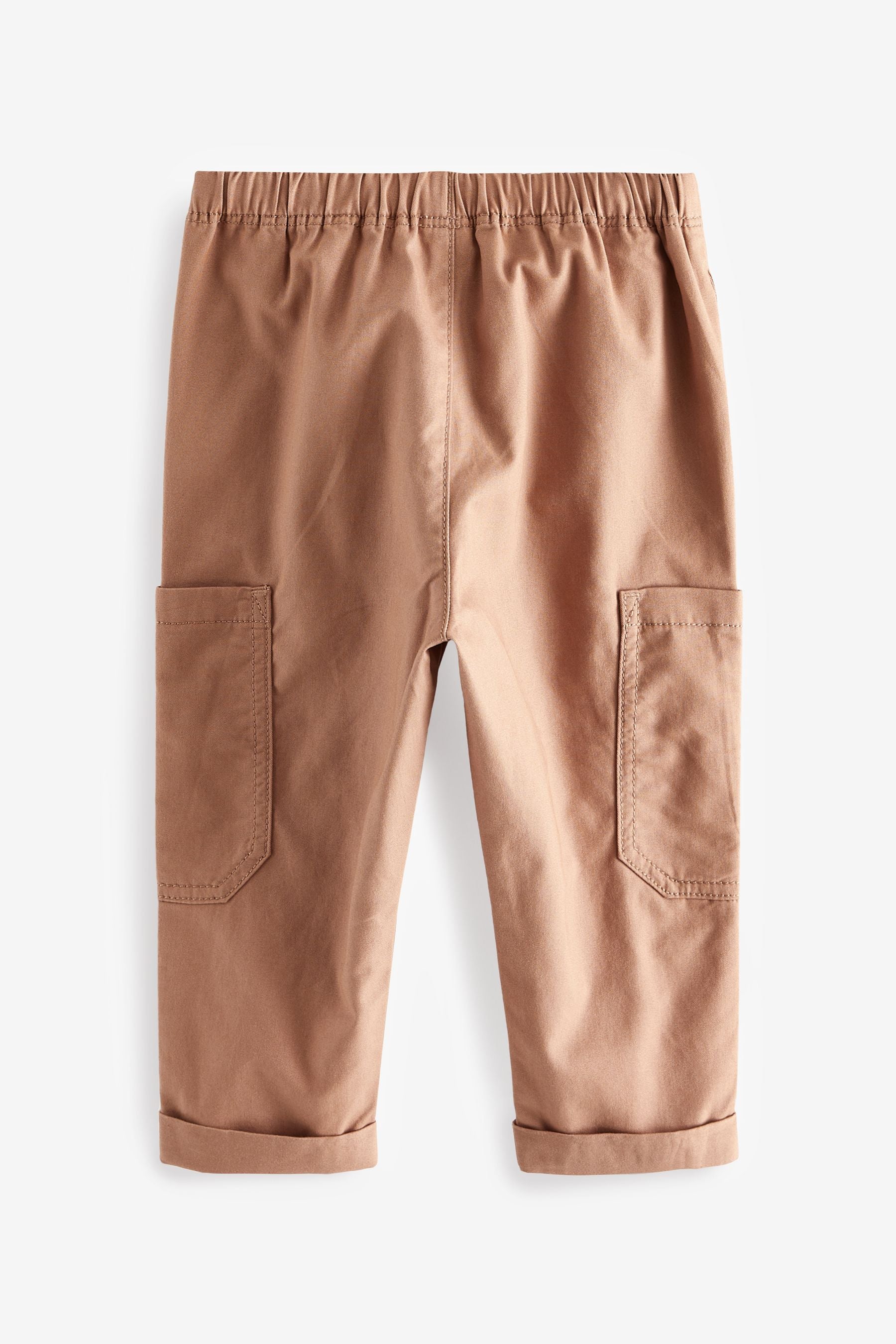 Peach Pink Side Pocket Pull-On Trousers (3mths-7yrs)