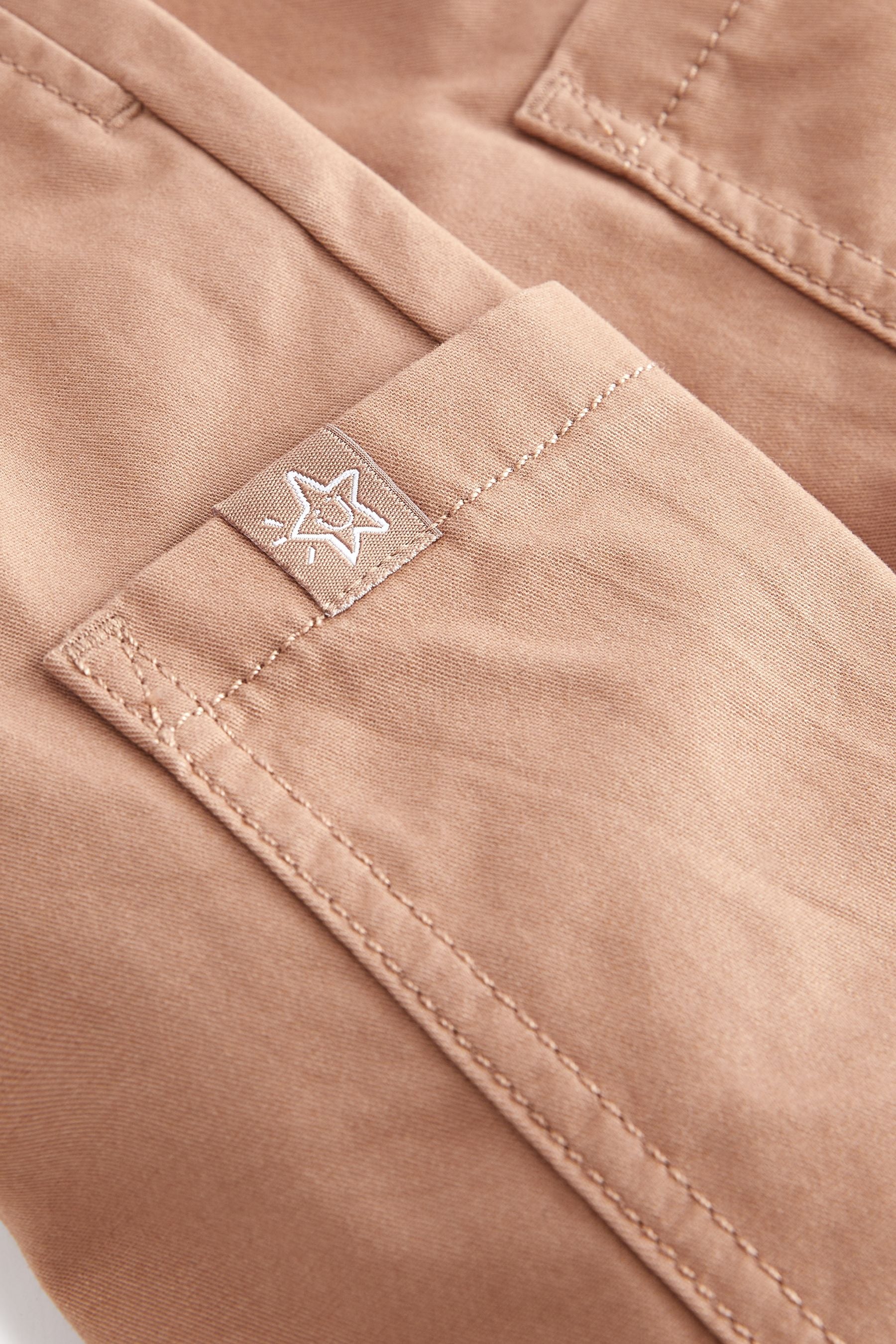 Peach Pink Side Pocket Pull-On Trousers (3mths-7yrs)