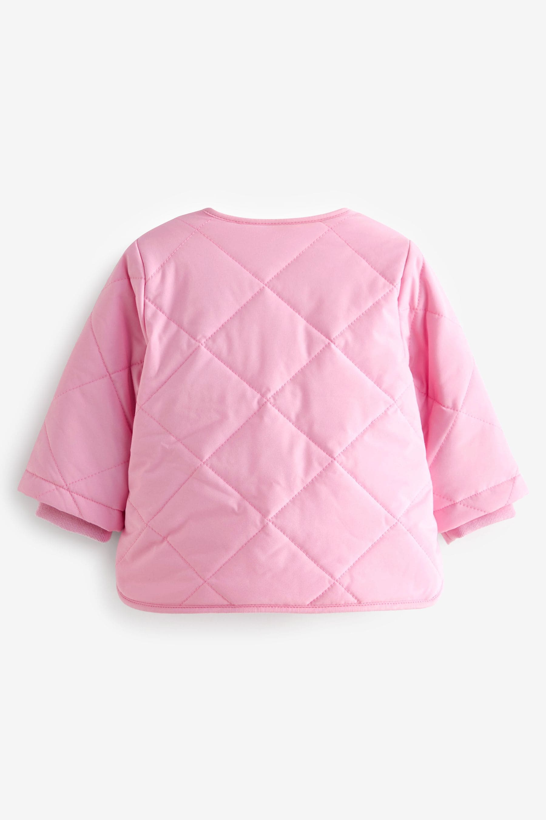 Pink Baby Quilted Jacket (0mths-2yrs)