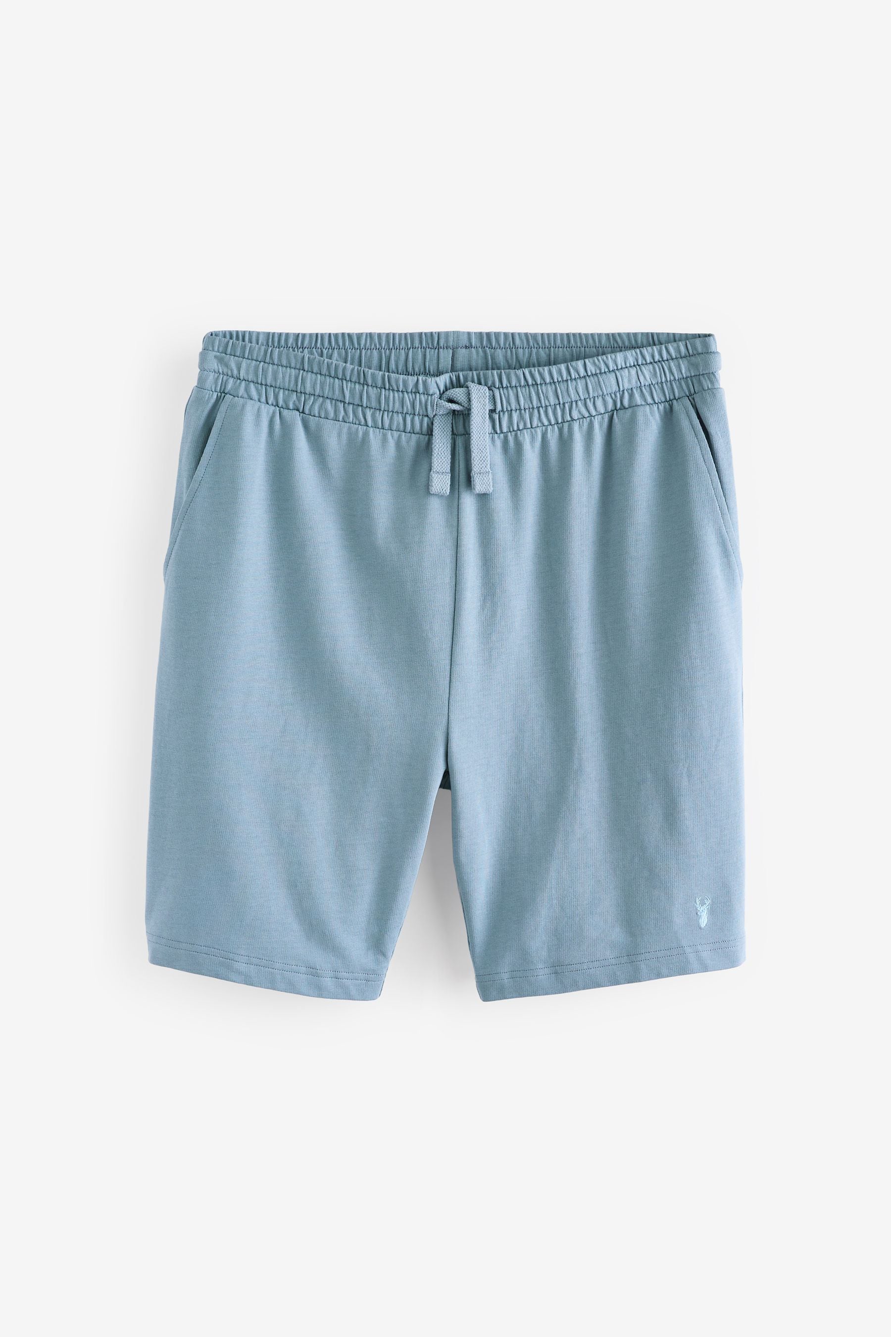 Blue Lightweight 100% Cotton Shorts 3 Pack