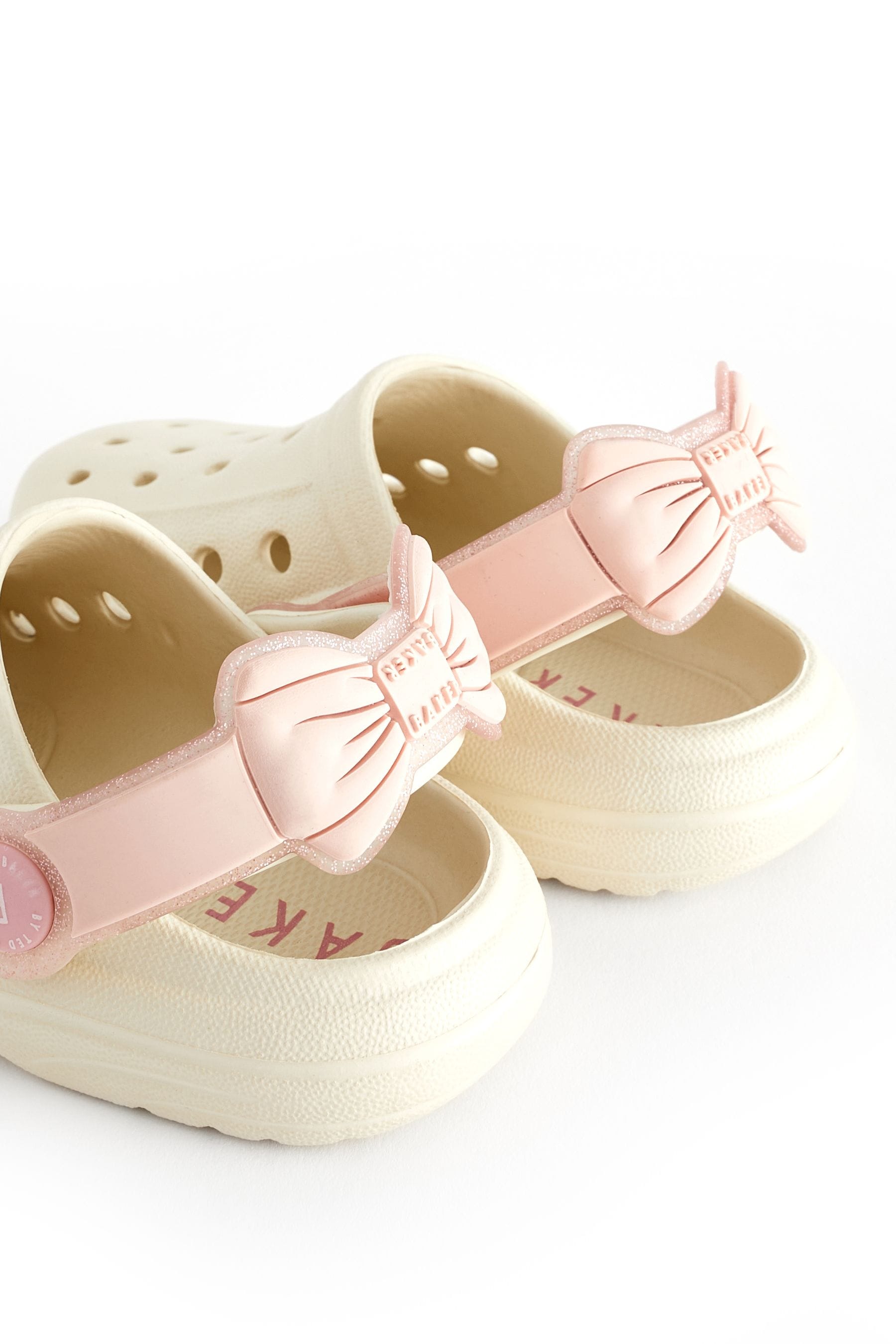 Baker by Ted Baker Girls Clogs with Ankle Strap and Bow