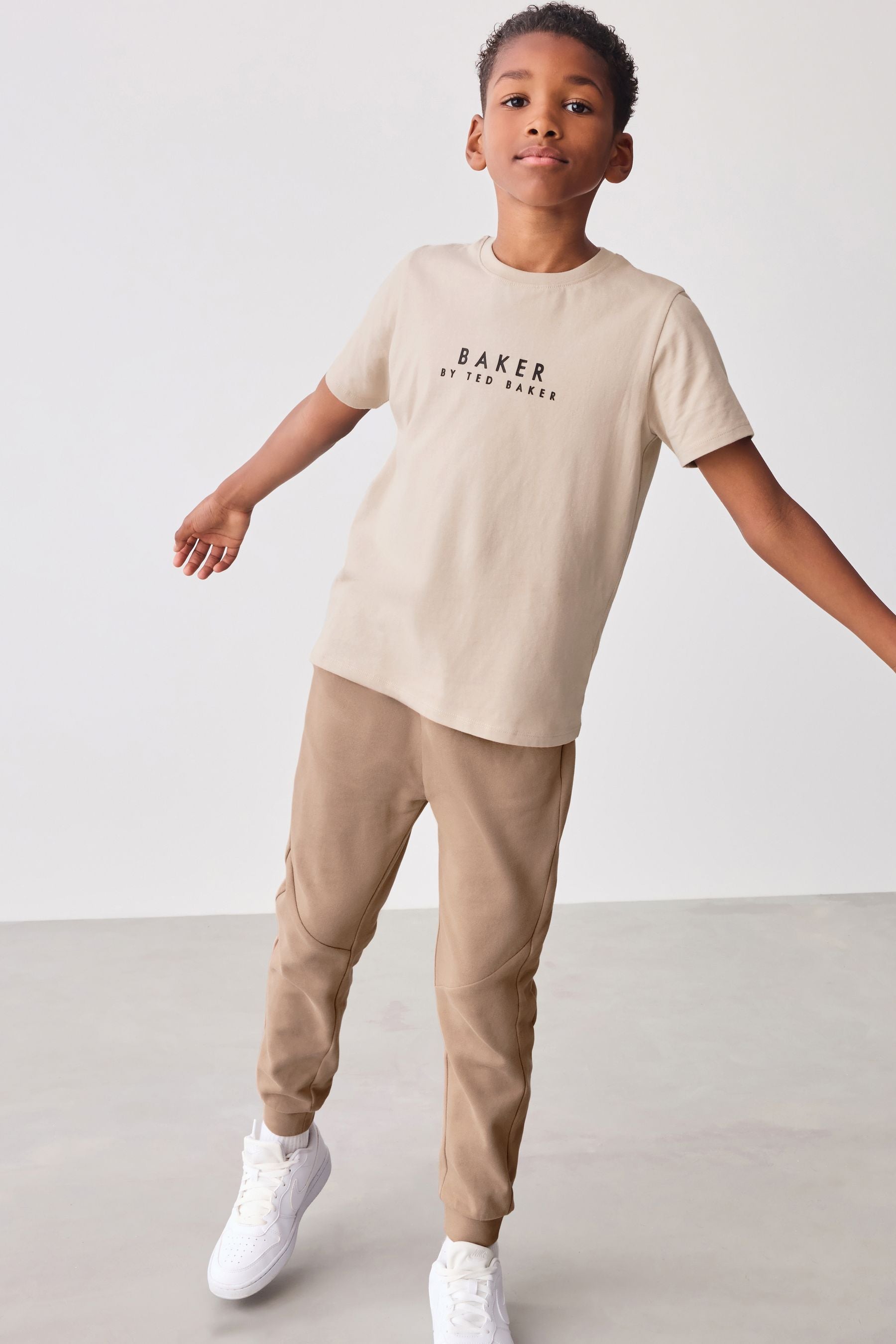 Neutral Baker by Ted Baker T-Shirt and Jogger Set