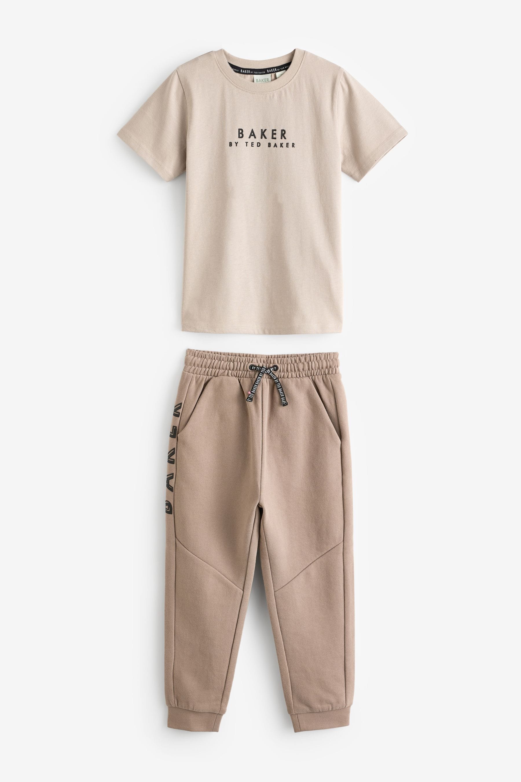 Neutral Baker by Ted Baker T-Shirt and Jogger Set