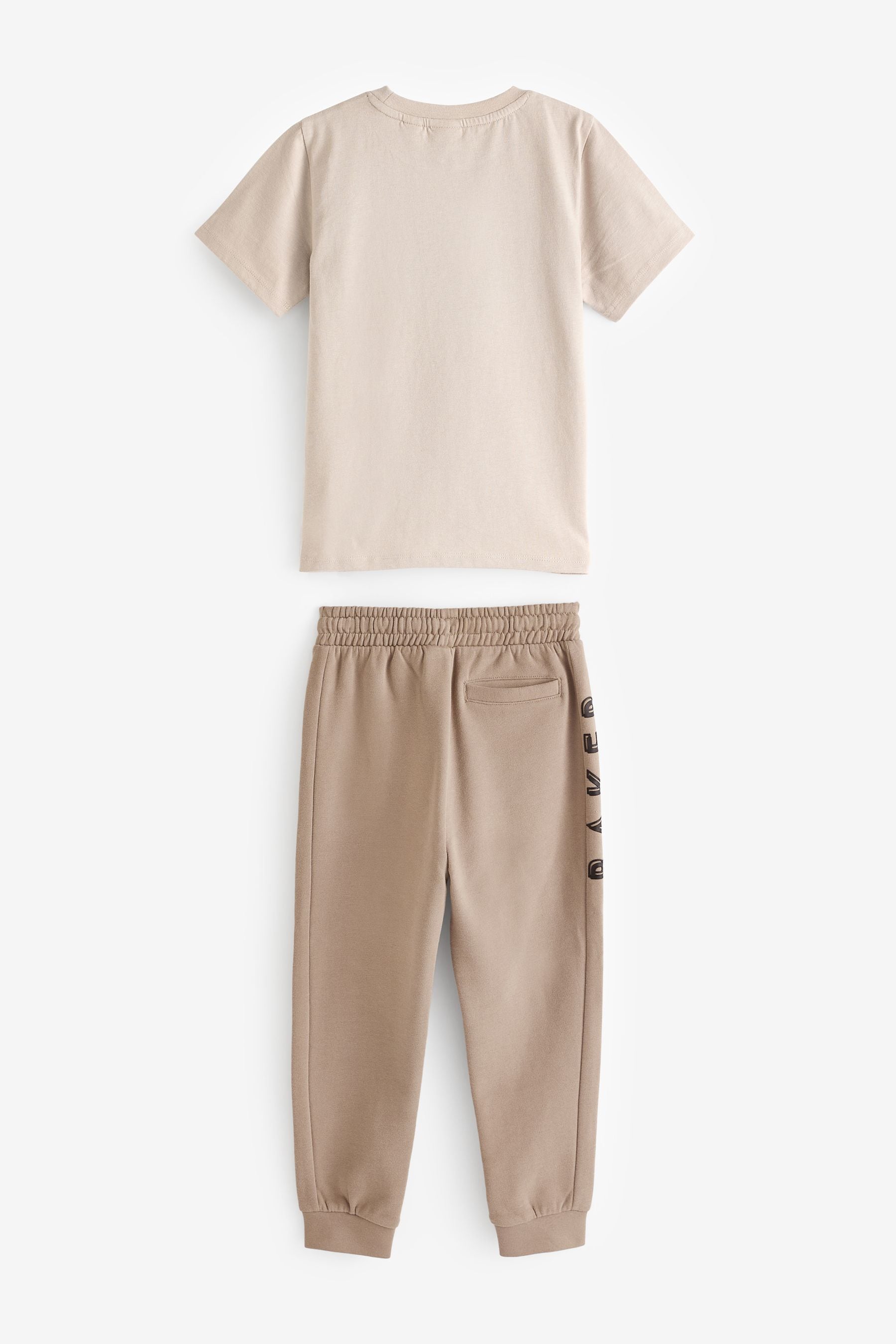 Neutral Baker by Ted Baker T-Shirt and Jogger Set