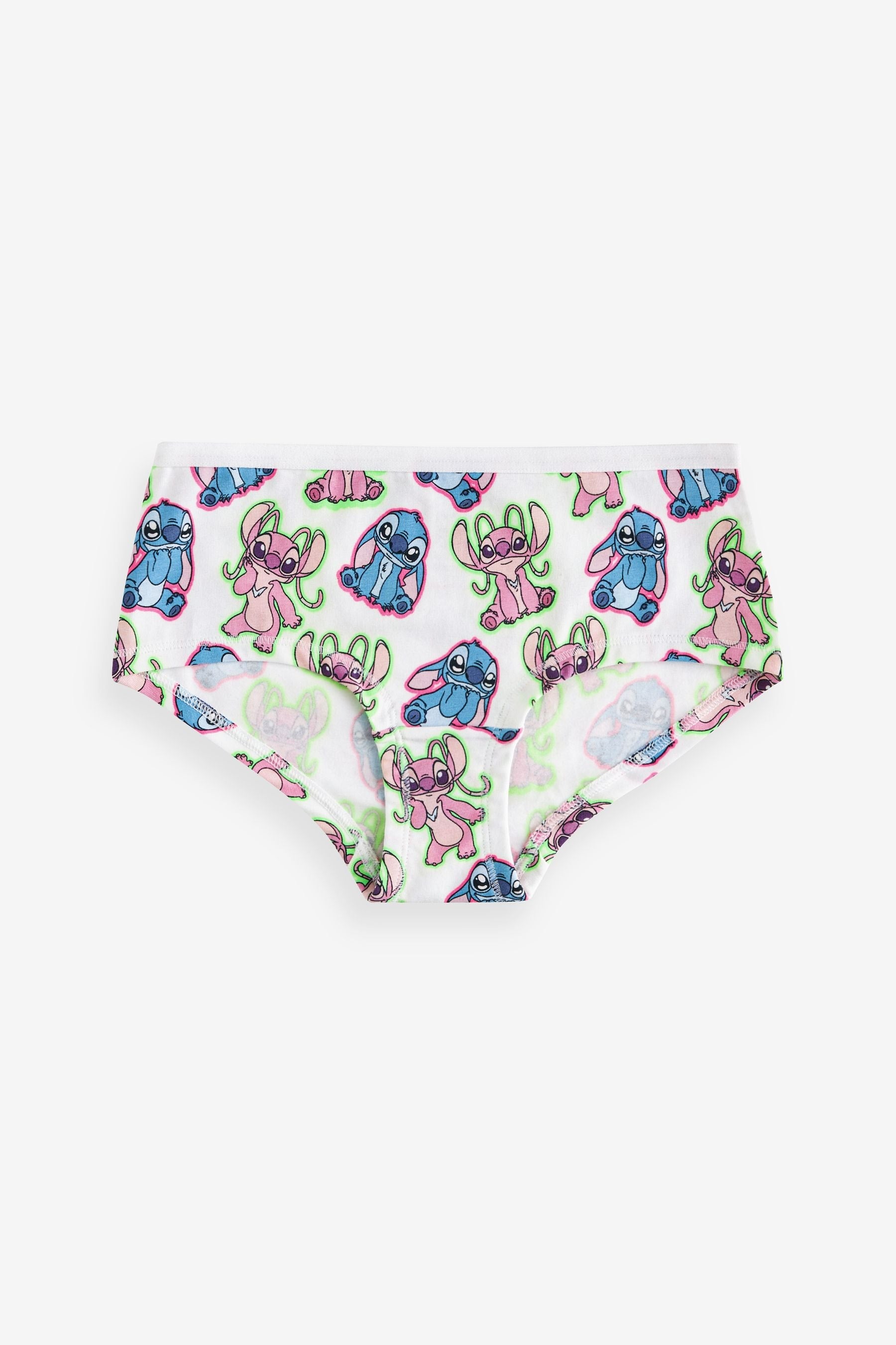 Blue/Orange Lilo And Stitch Hipster Briefs 5 Pack (2-16yrs)