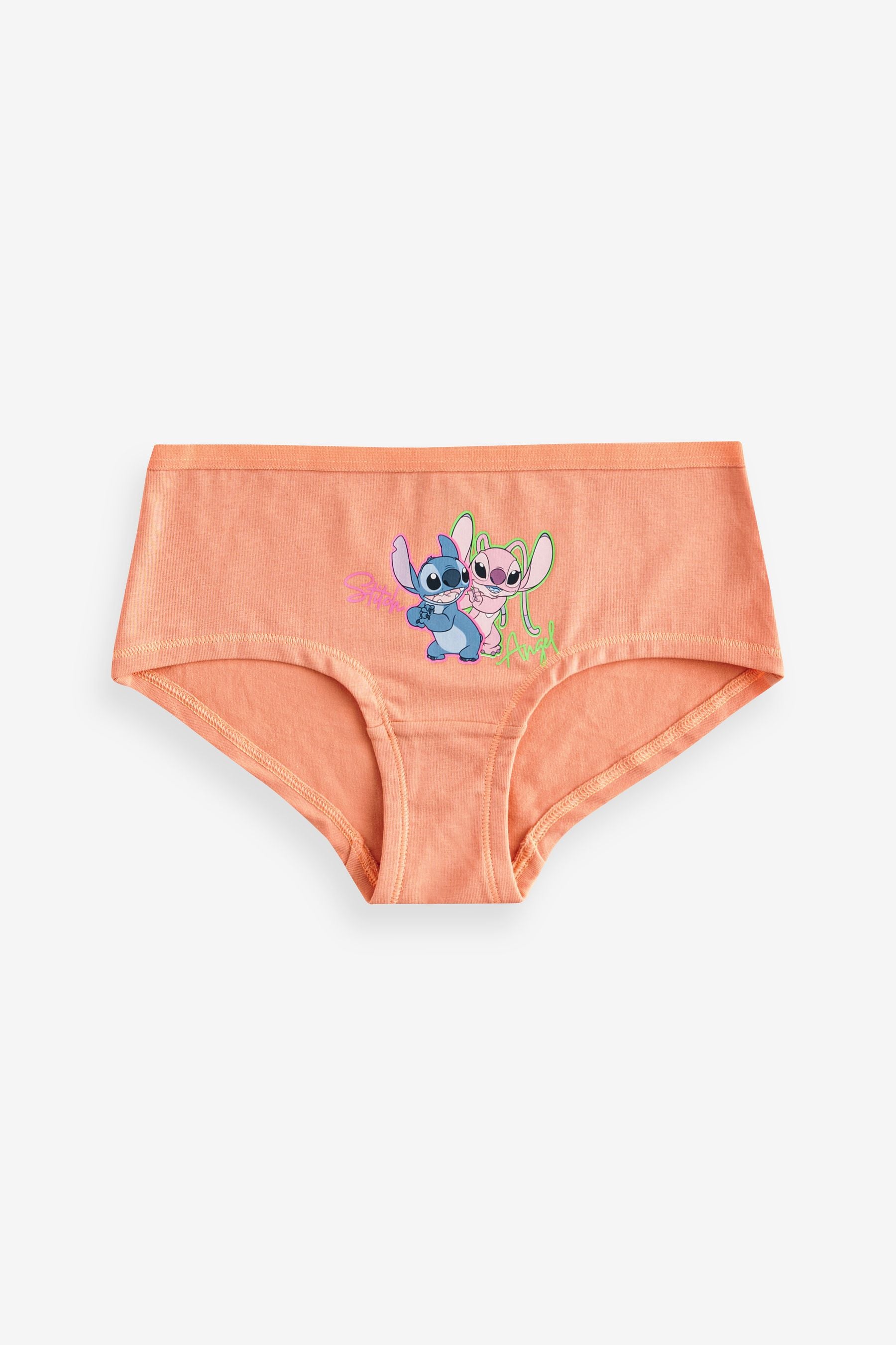 Blue/Orange Lilo And Stitch Hipster Briefs 5 Pack (2-16yrs)