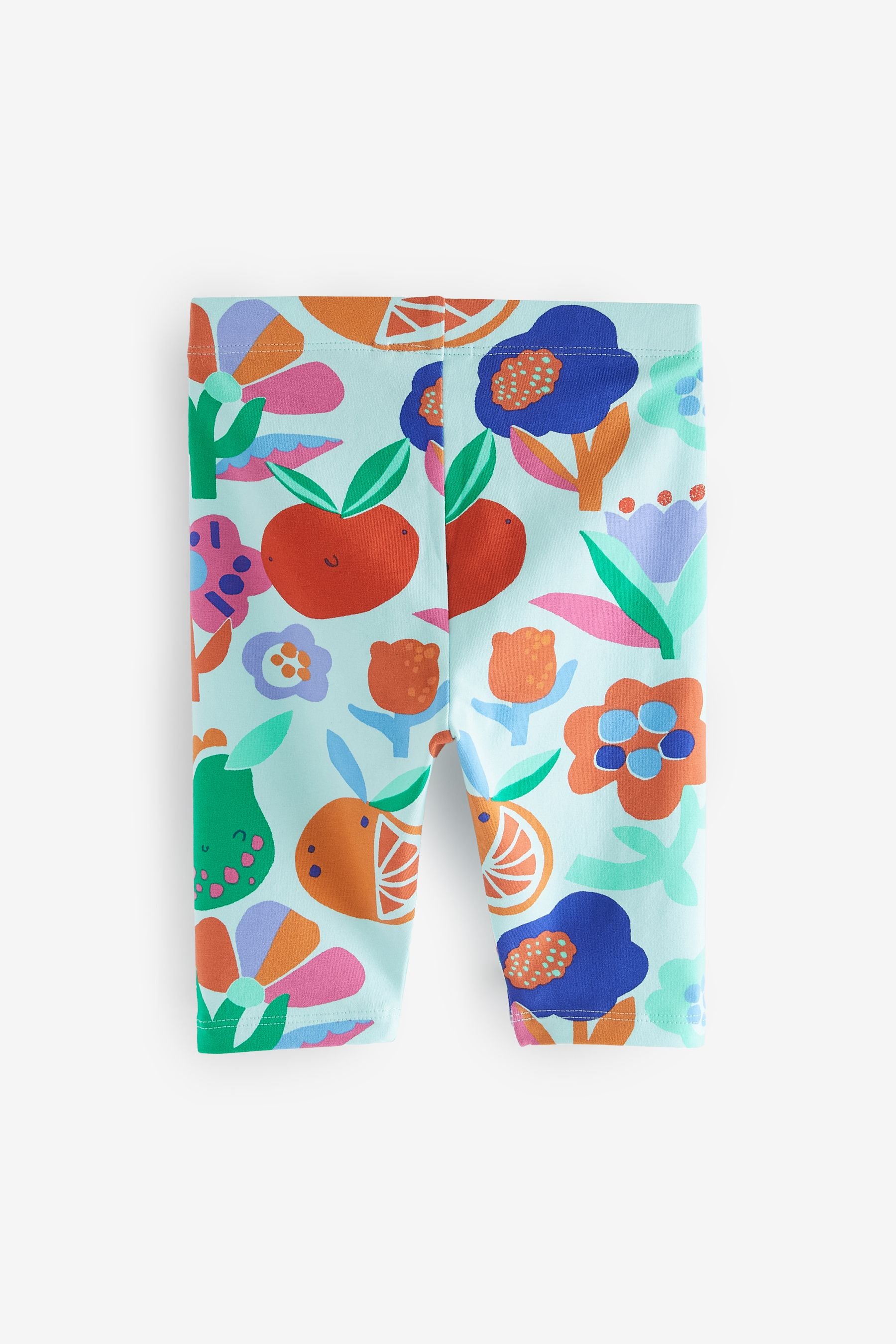 Blue Fruits Cropped Leggings (3mths-7yrs)